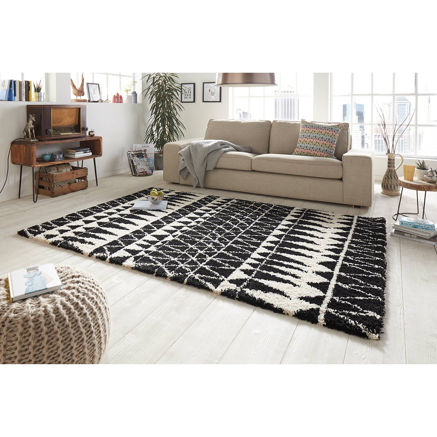 home24 Hochflorteppich Inspire