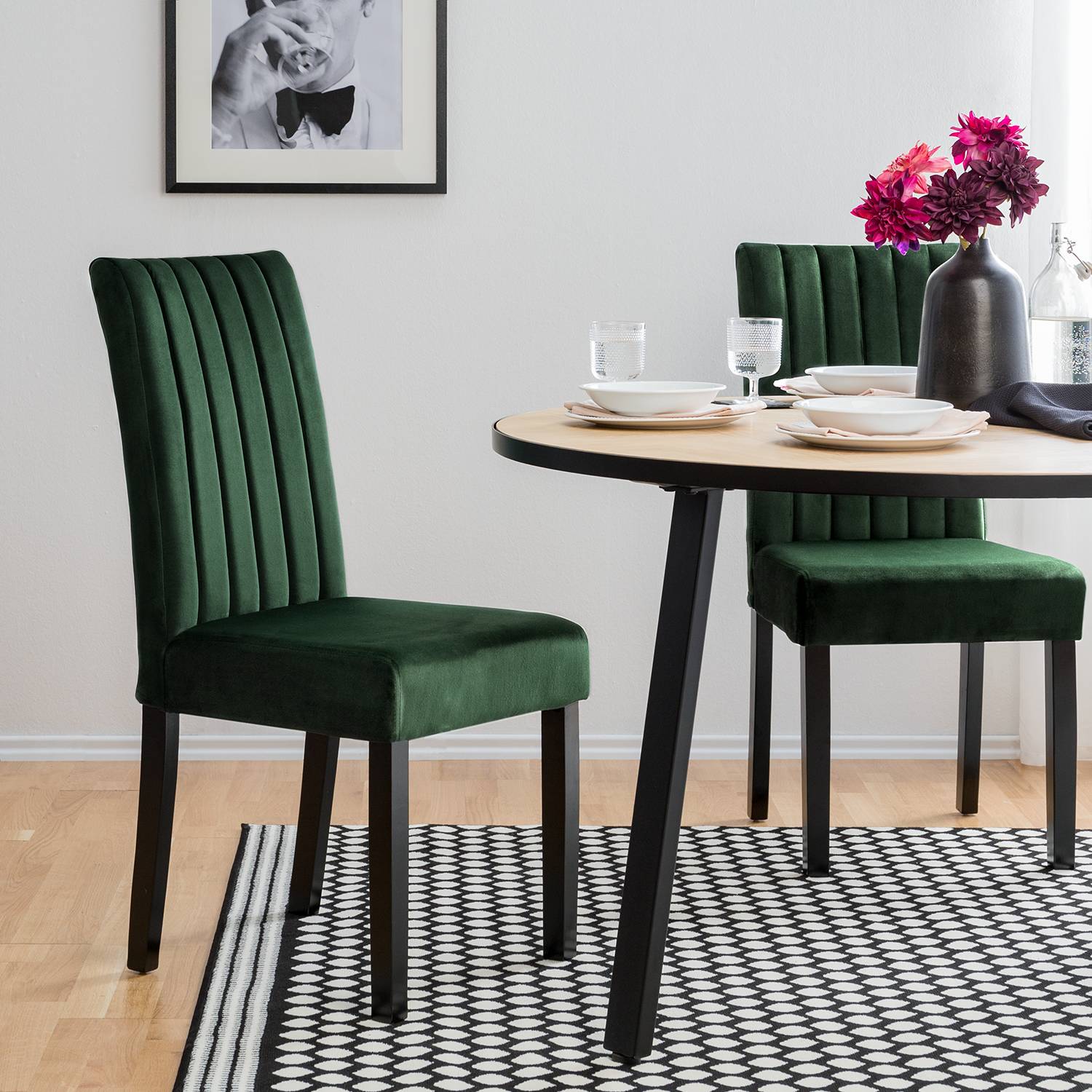 Home24 Gestoffeerde stoelen Filot (set van 2), Jack & Alice