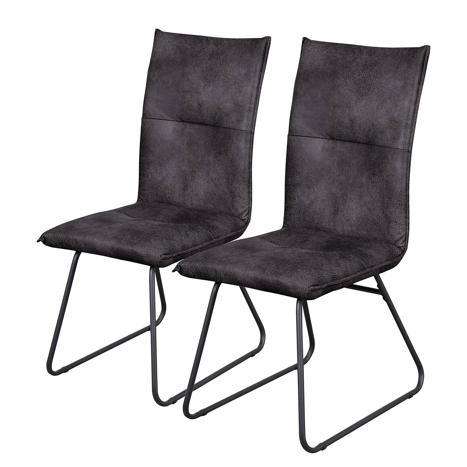 Home24 Gestoffeerde stoelen Tiaro (set van 2), Fredriks