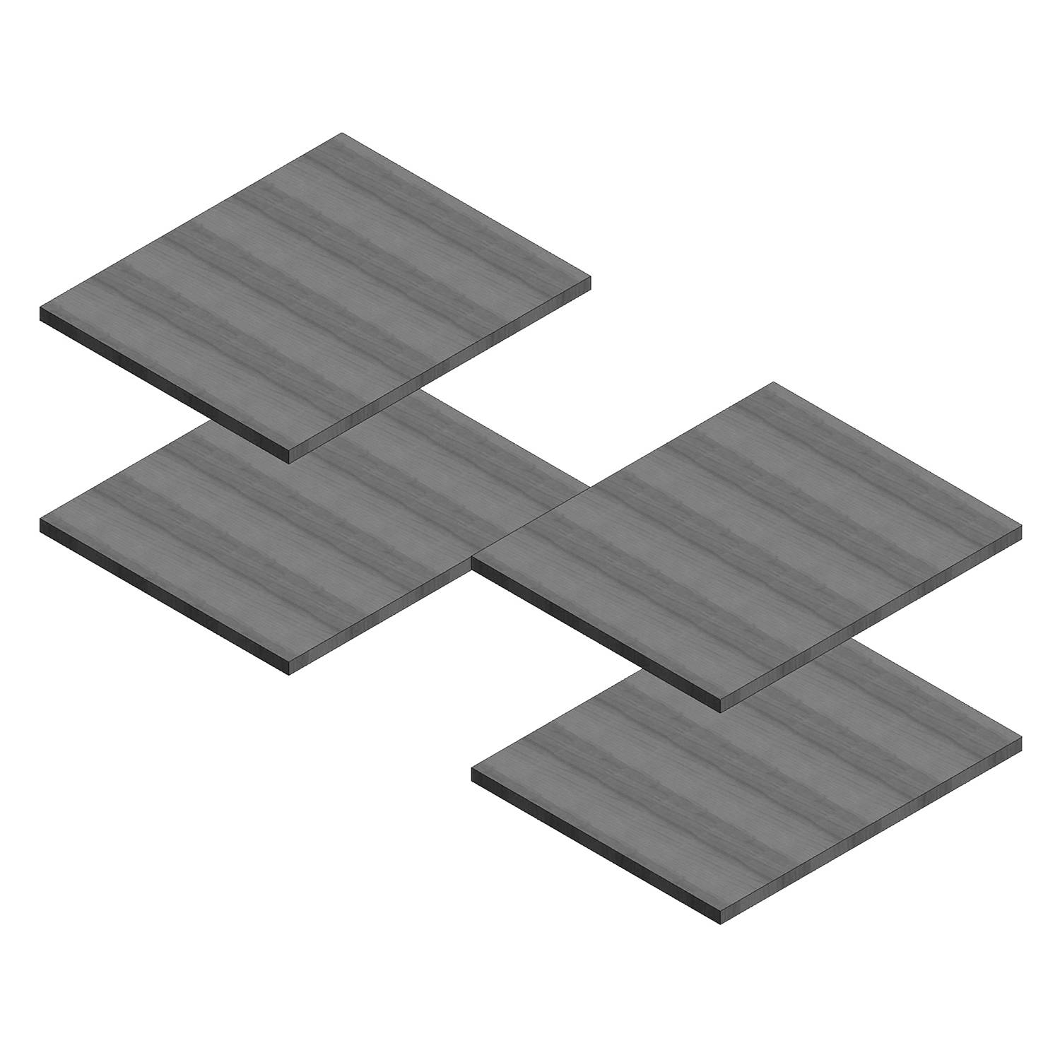 home24 Einlegeboden Stokka (4er-Set)