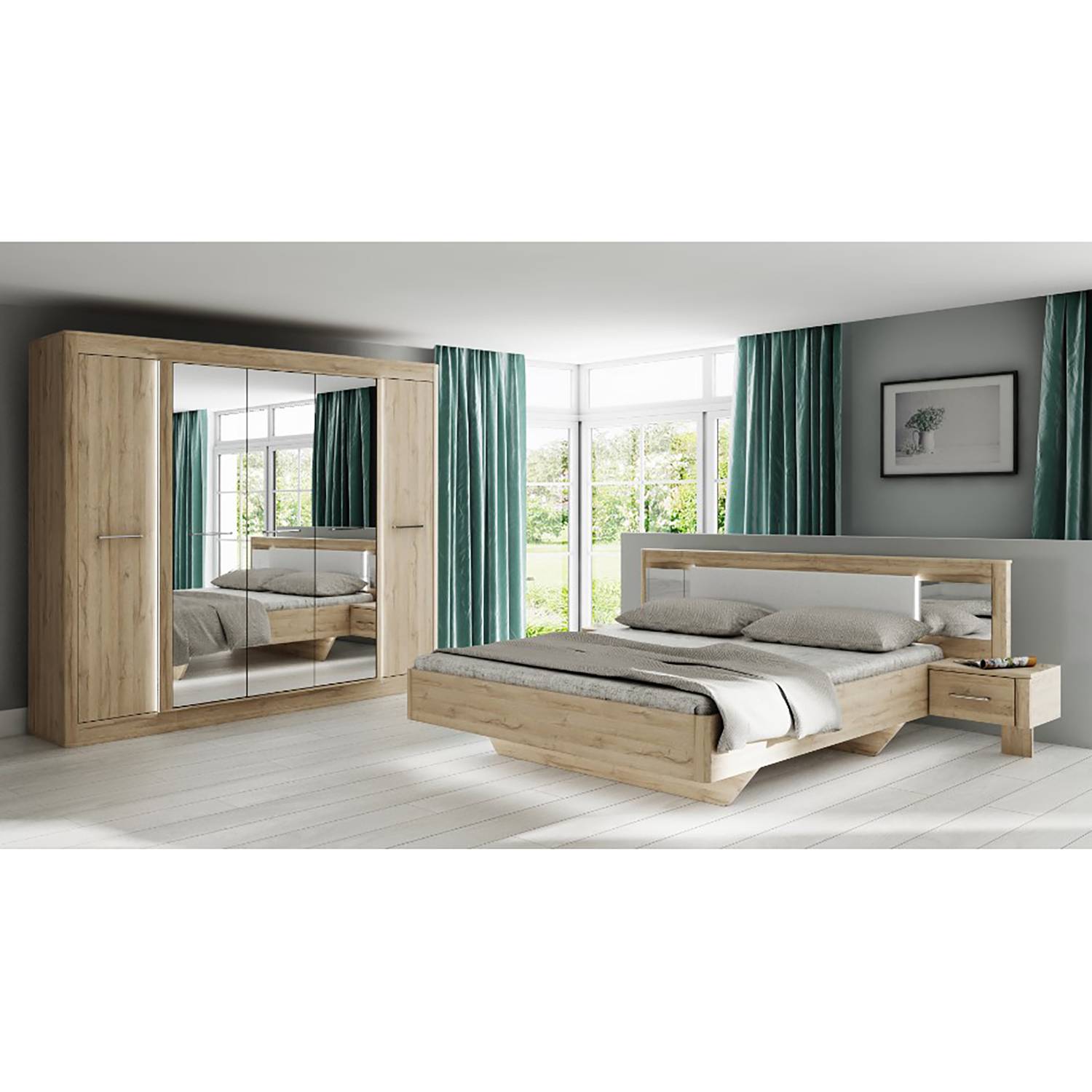 home24 Drehtürenschrank Tromoy