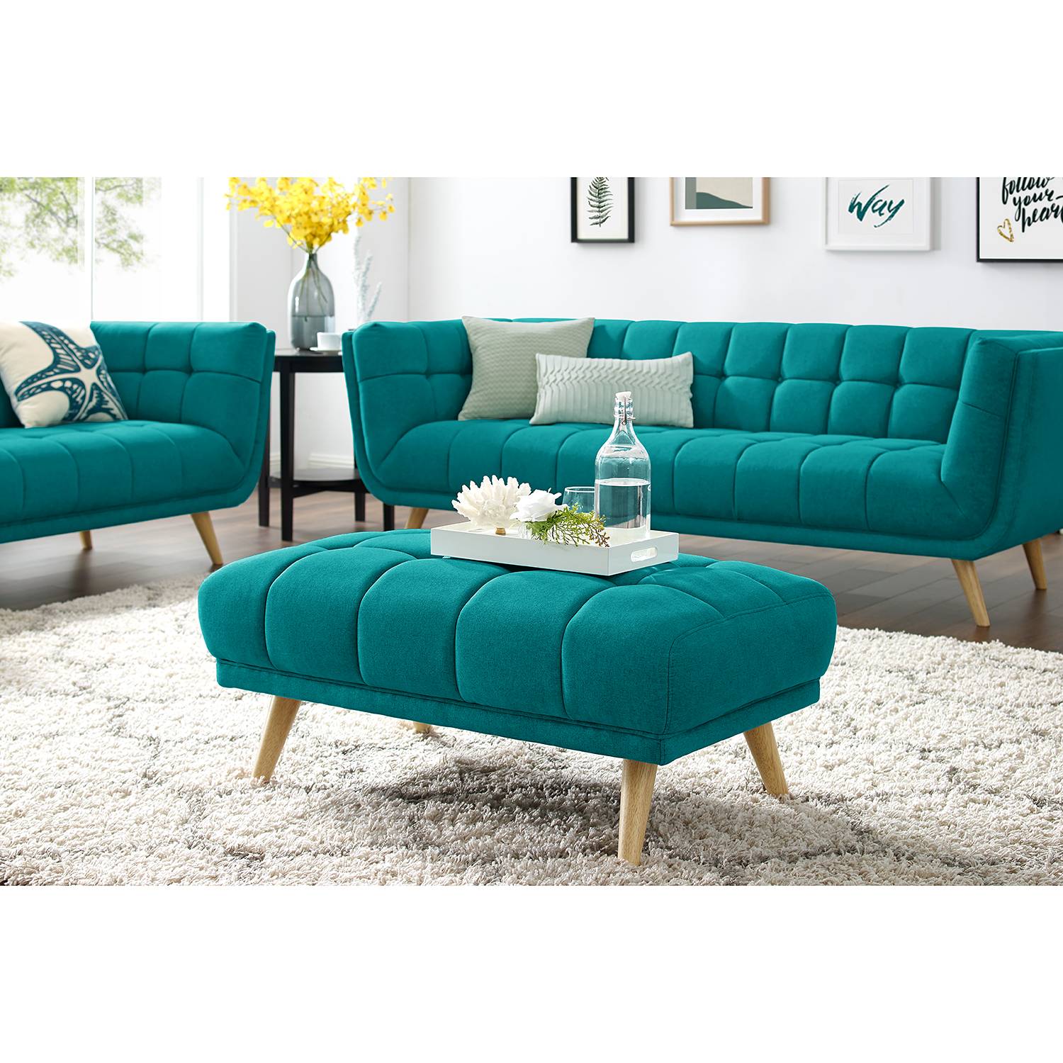 home24 Polsterhocker Cameta