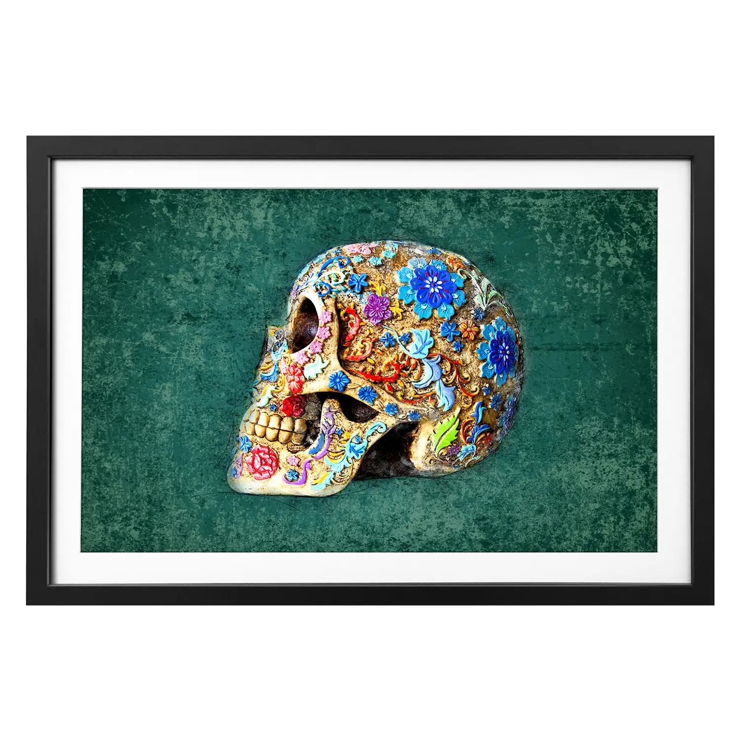 Suger Skull Colorful Bild