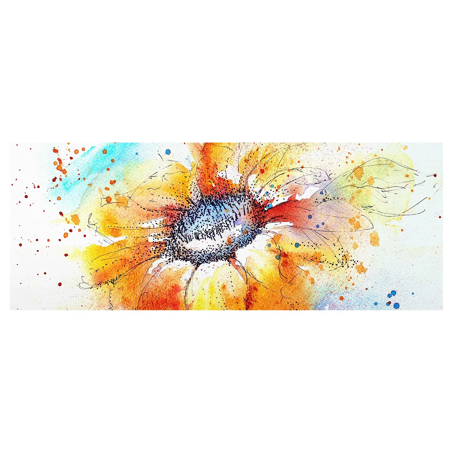 Bild Painted Sunflower I