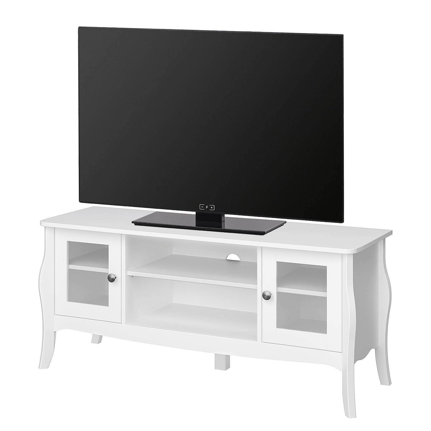 meuble tele baroque blanc