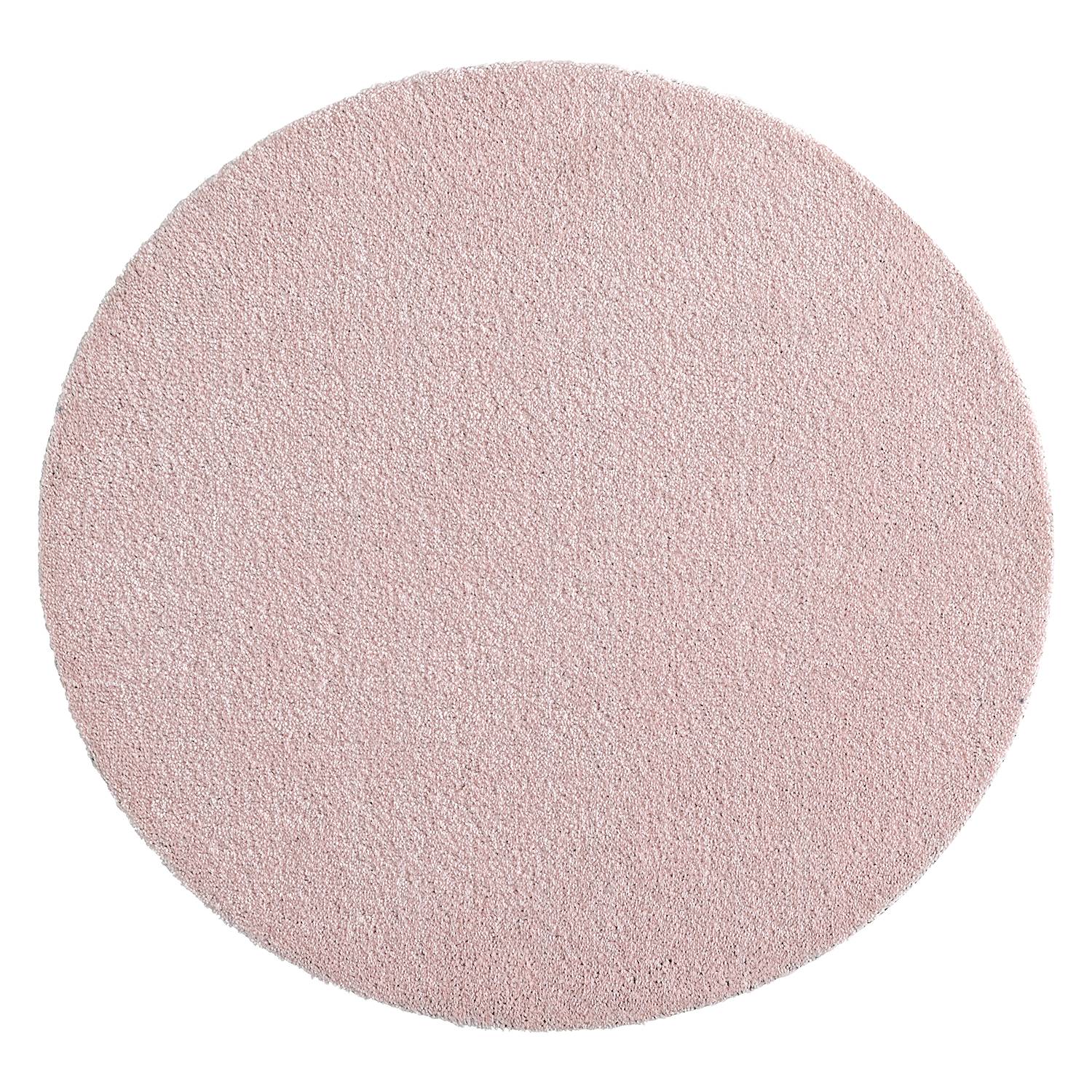 home24 Hanse Home Fußmatte Banjup Round Mischgewebe Rosa Ø 75 cm