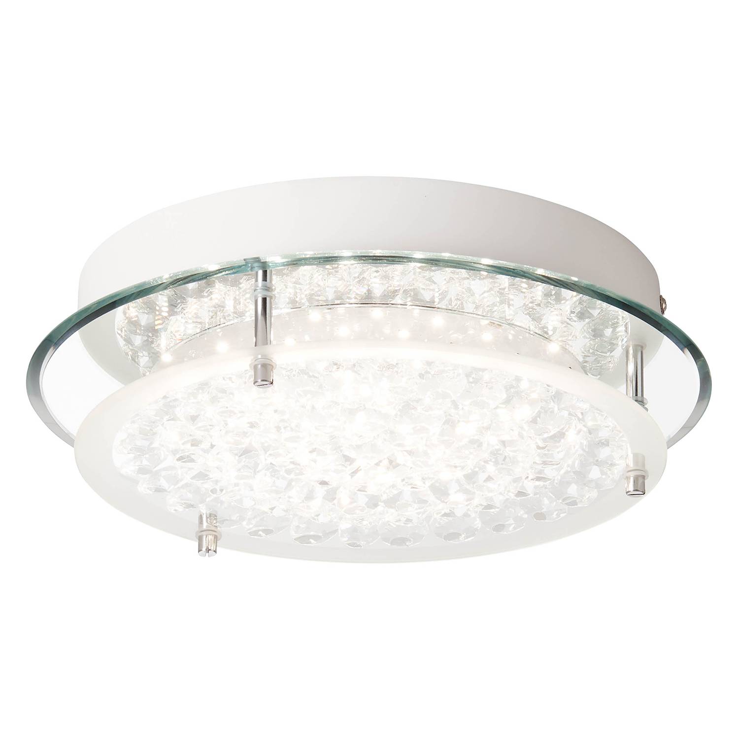 home24 LED-Deckenleuchte Jolene