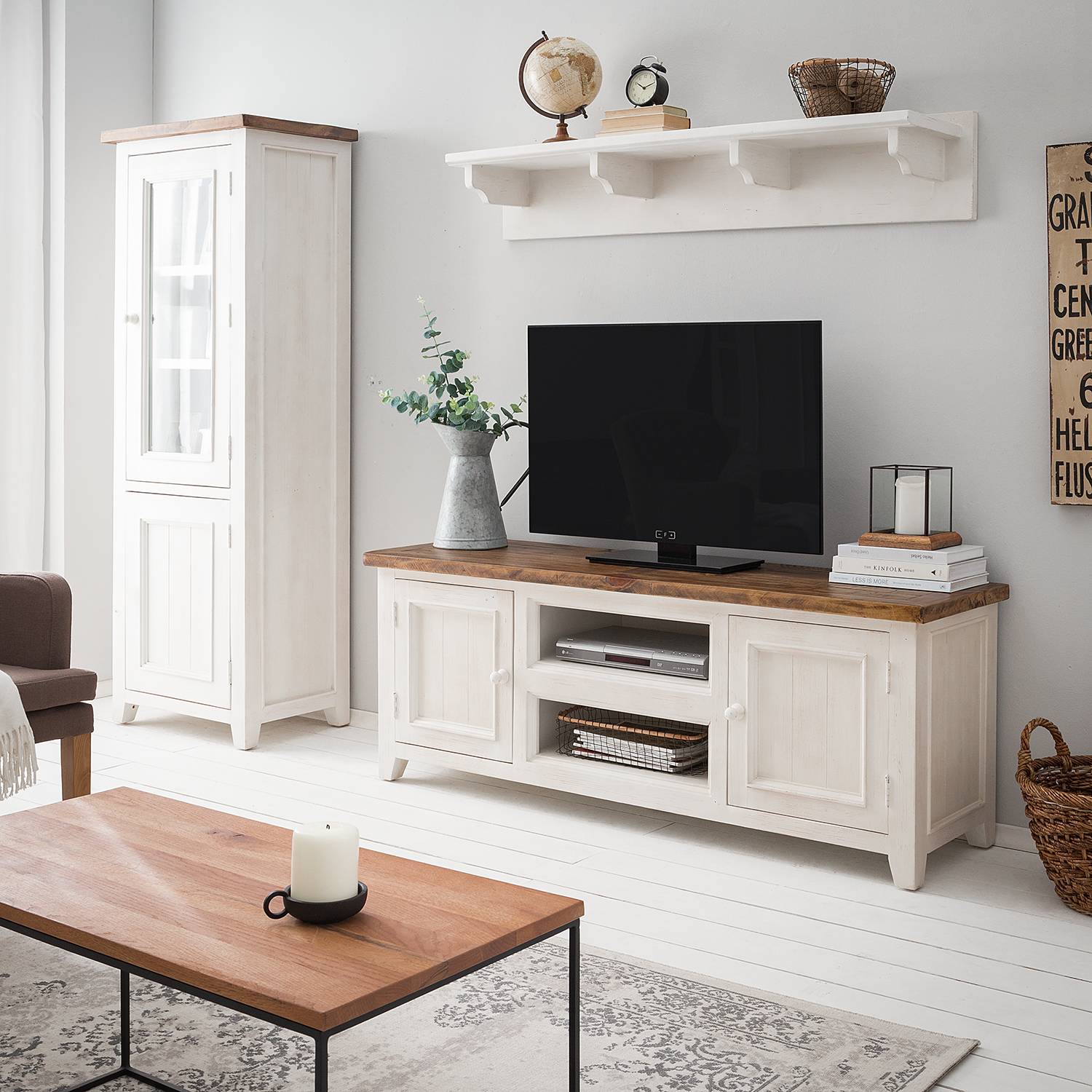 home24 Wohnwand Balignton III (3-teilig)