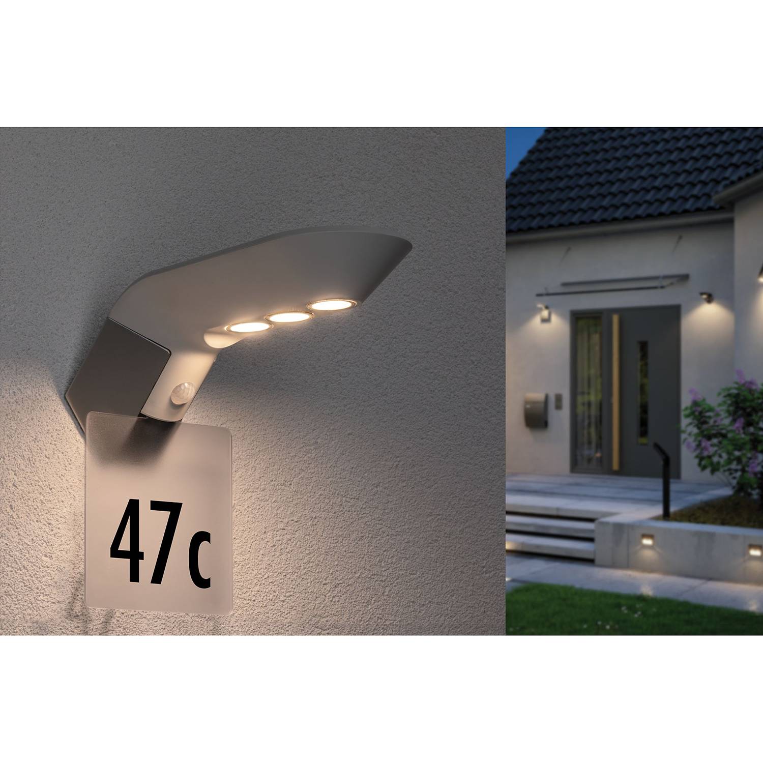 Home24 Solar-wandlamp Soley, Paulmann