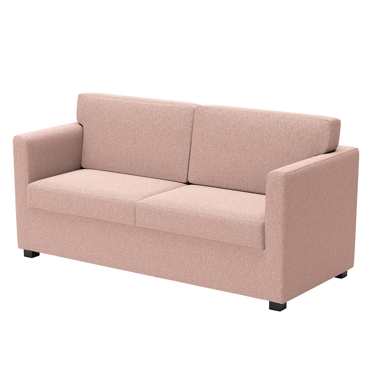 home24 loftscape Sofa Nibley I 2-Sitzer Mauve Webstoff 125x83x74 cm