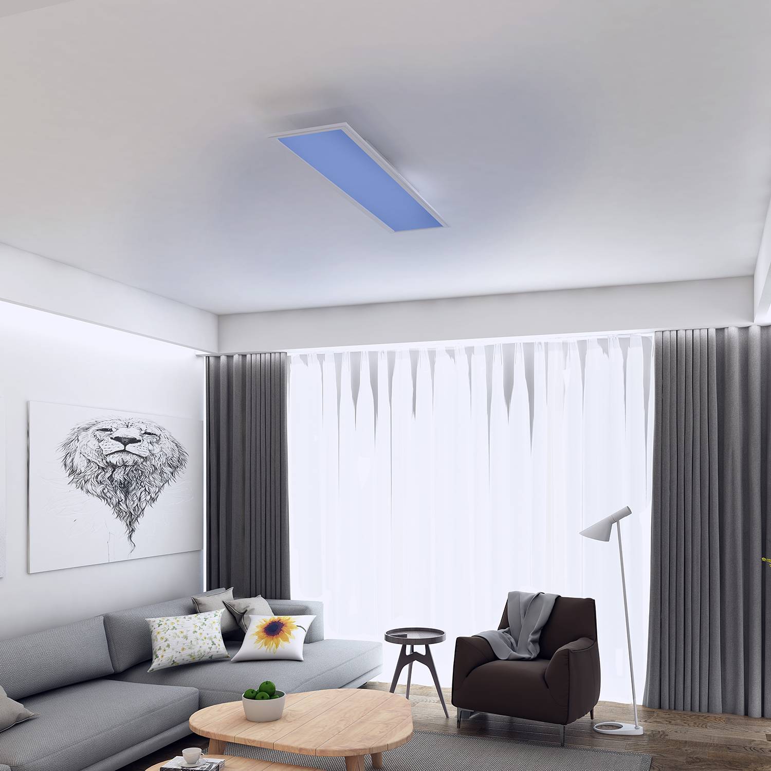 Home24 LED plafondlamp Piatto, Briloner online kopen