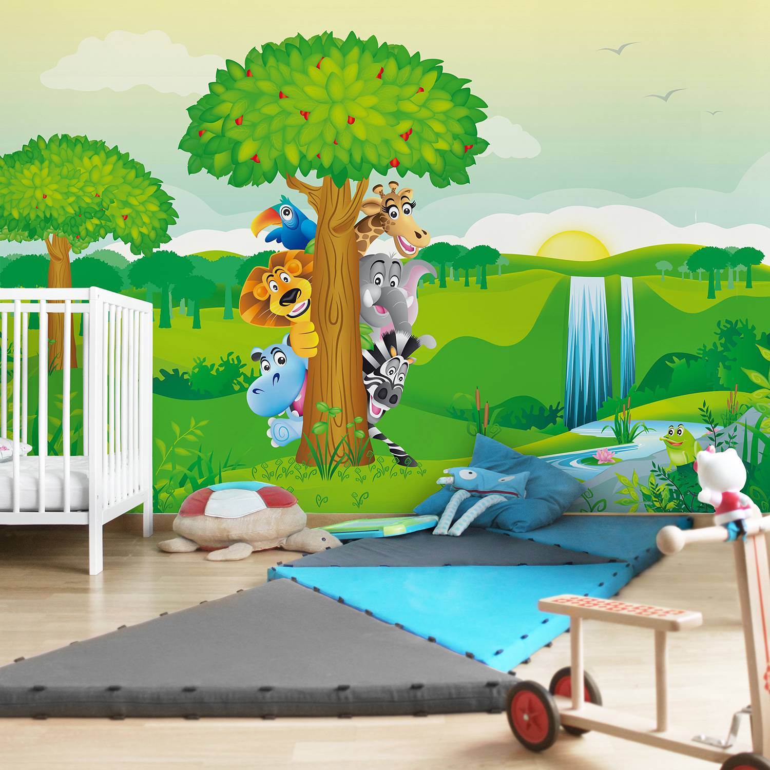 Papier peint animaux de la jungle