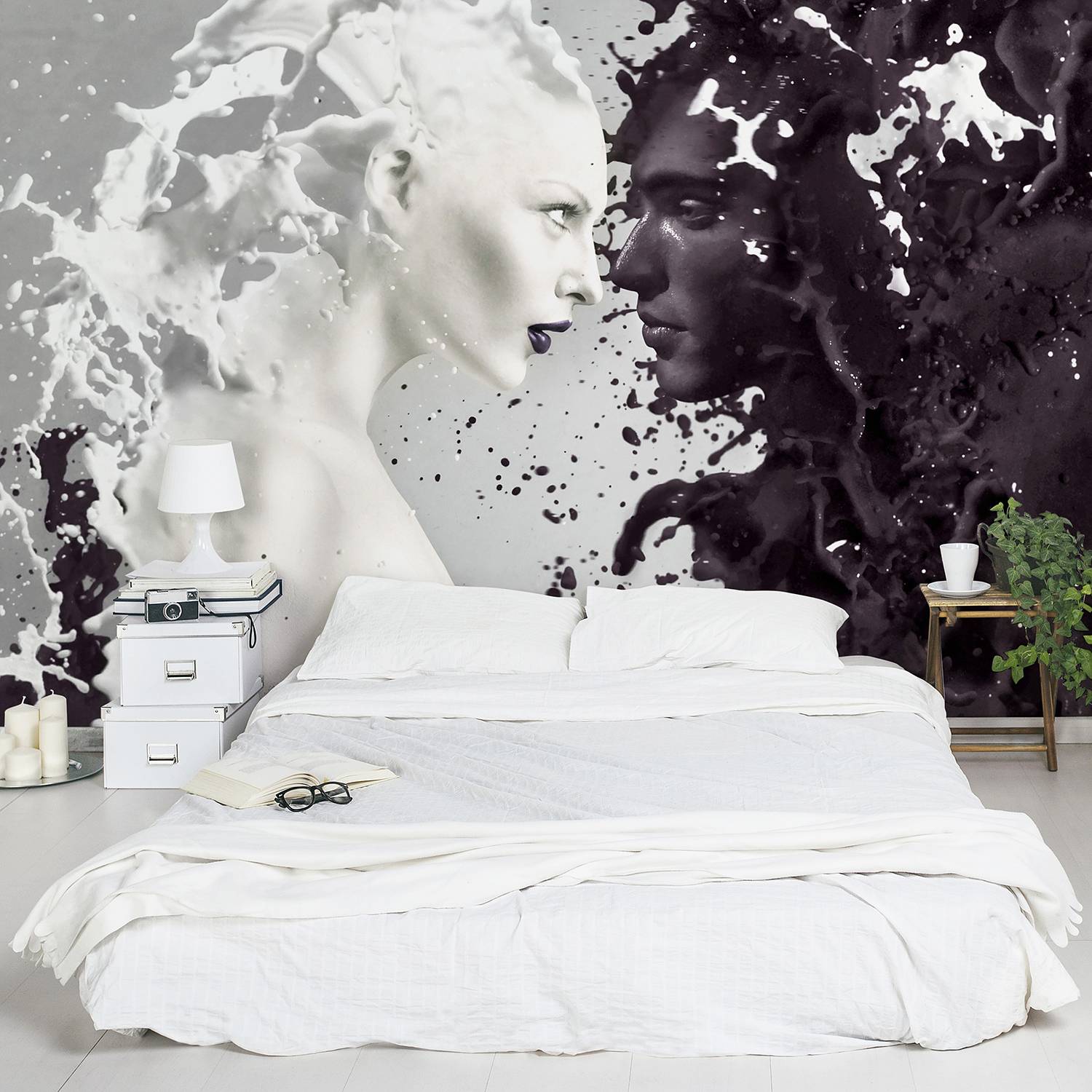 Papier peint Milk & Coffee