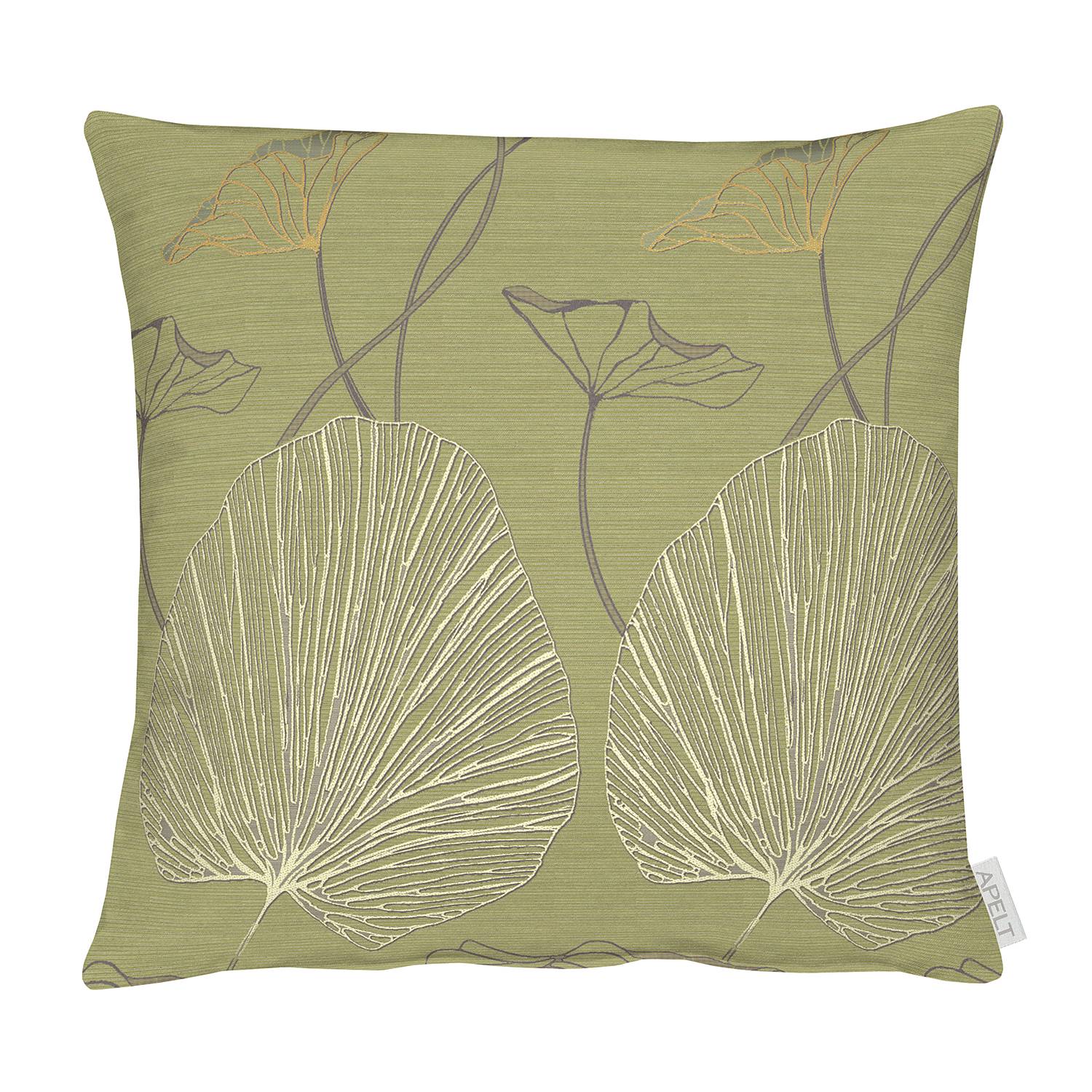 home24 Apelt Dekokissen Nora Avocado 45x45 cm (BxH) Mischgewebe