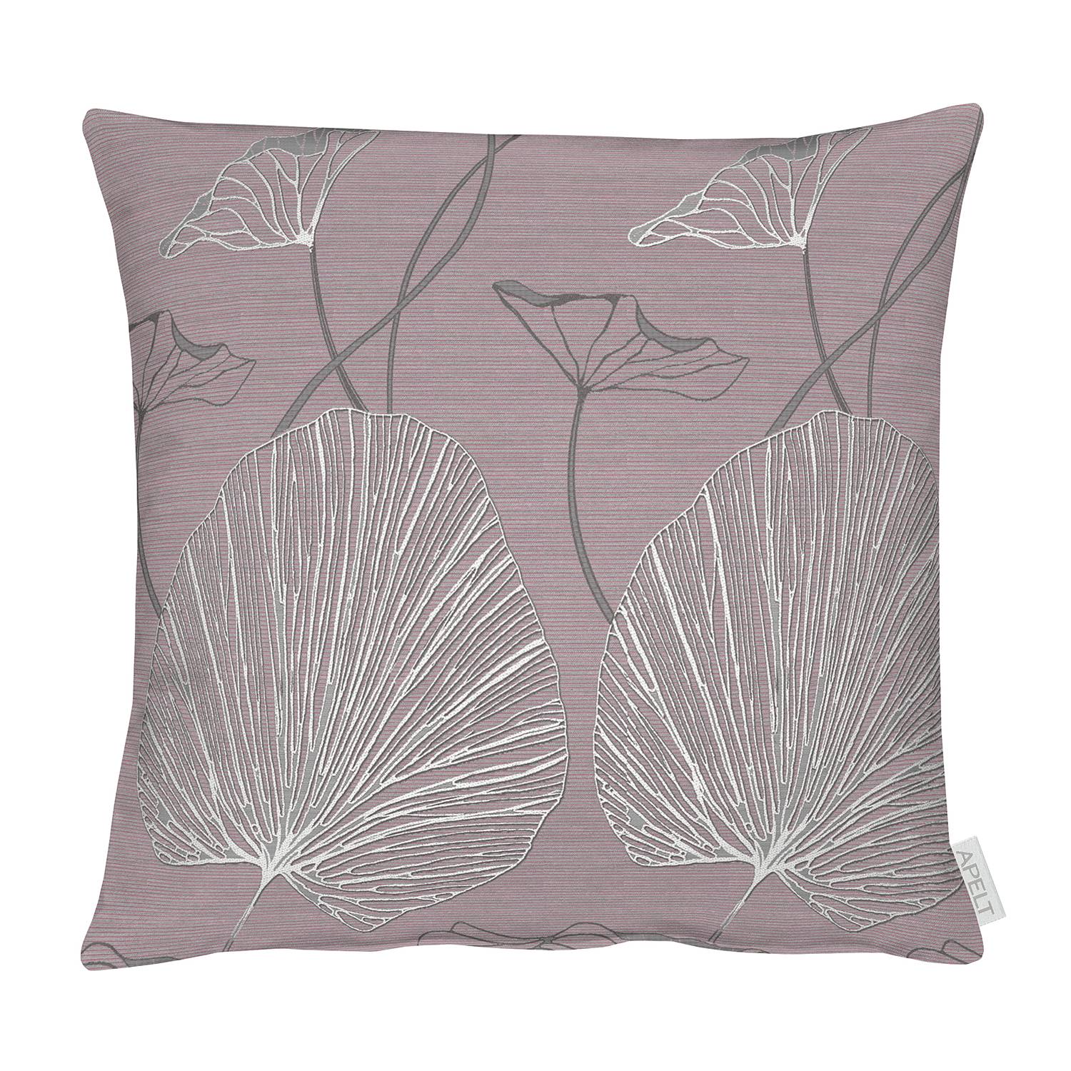 home24 Apelt Kissenbezug Nora Altrosa 46x46 cm (BxH) Mischgewebe