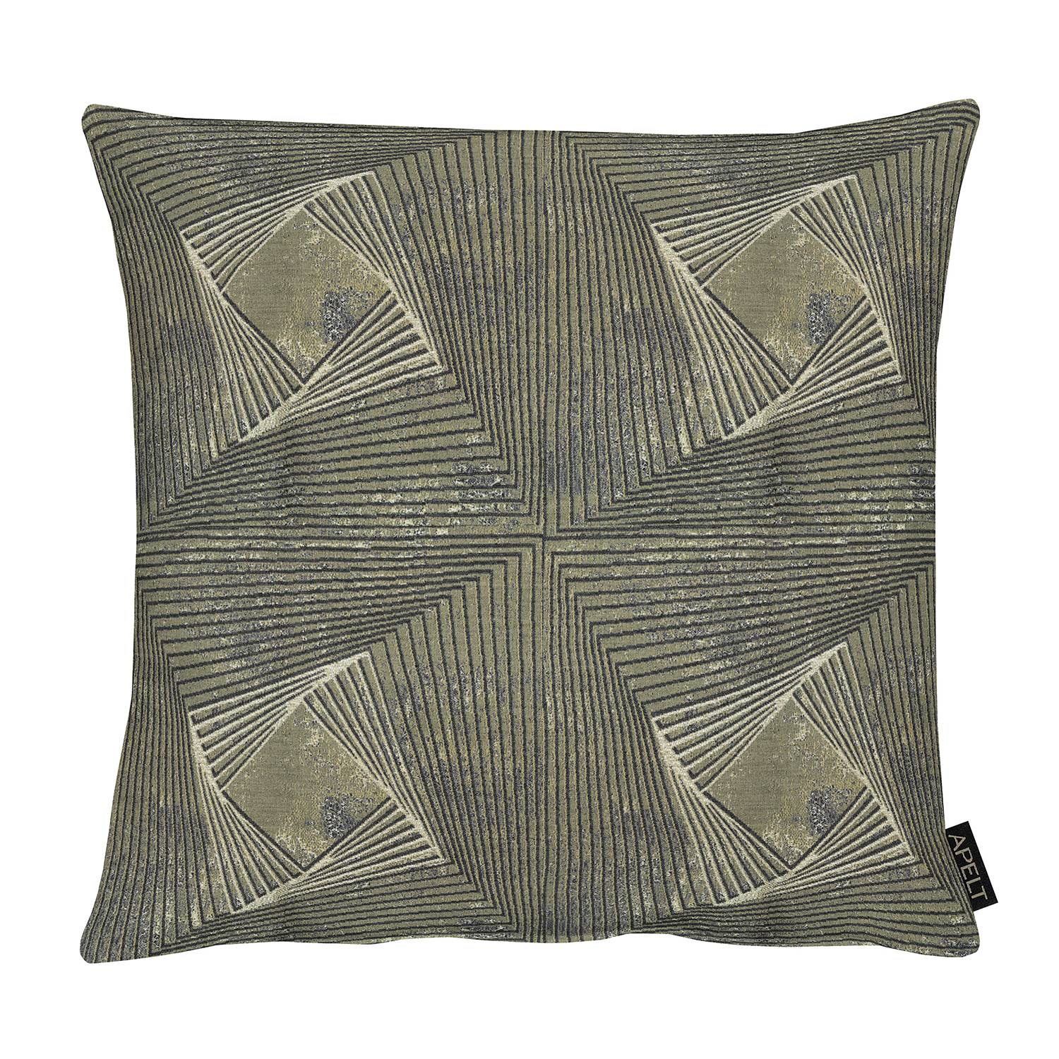 home24 Apelt Kissenbezug 1307 Grau 46x46 cm (BxH) Mischgewebe