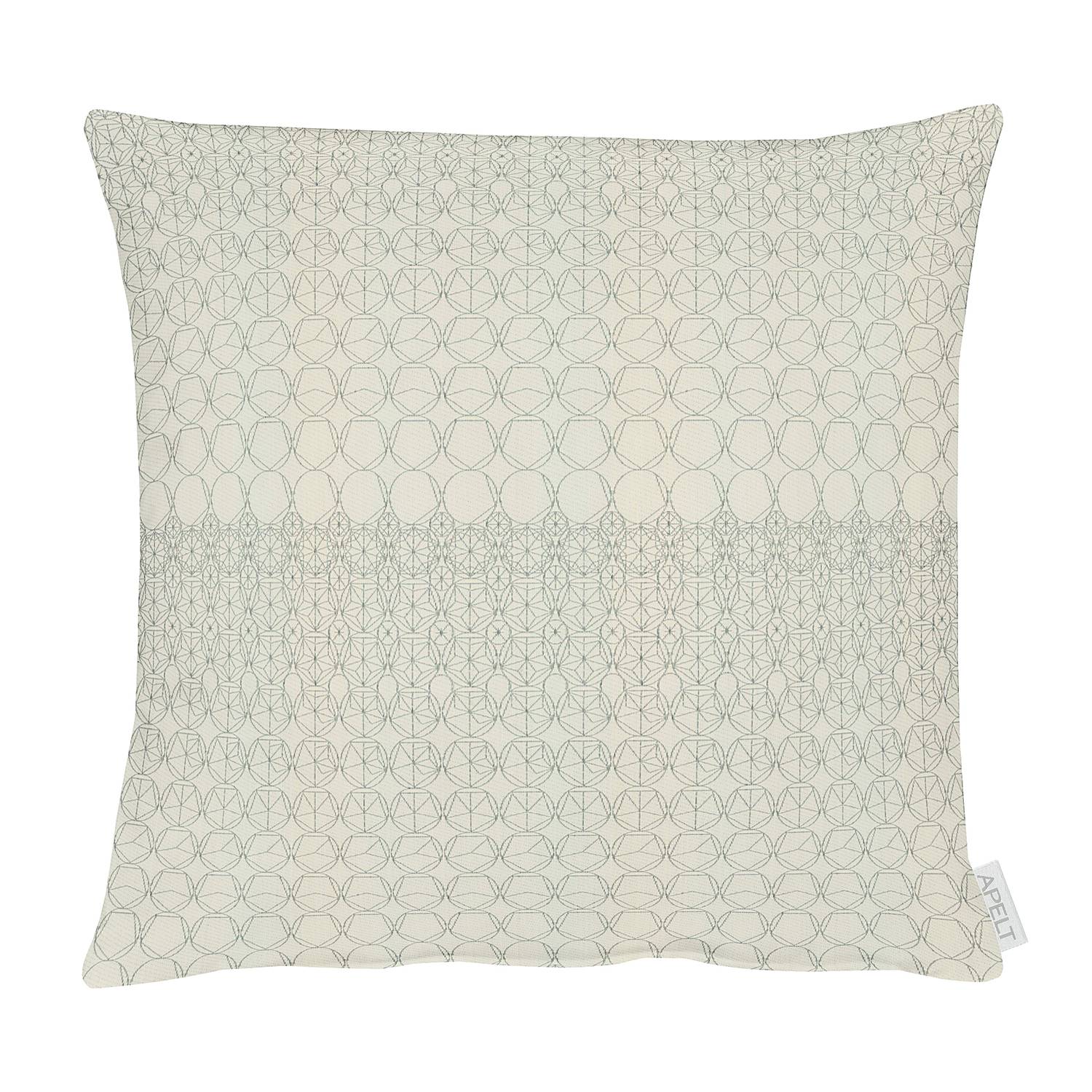 home24 Apelt Kissenbezug 1308 Creme 46x46 cm (BxH) Webstoff