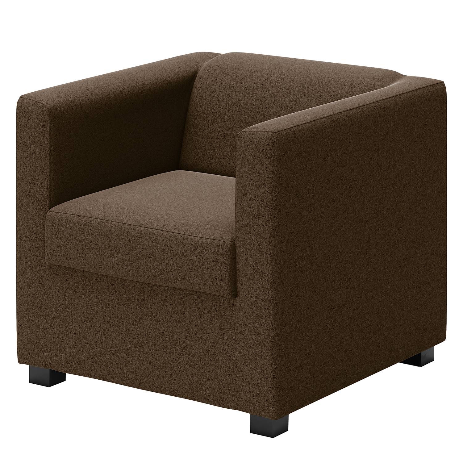 home24 loftscape Sessel Wilno XVI Bison Microfaser 74x71x75 cm (BxHxT)