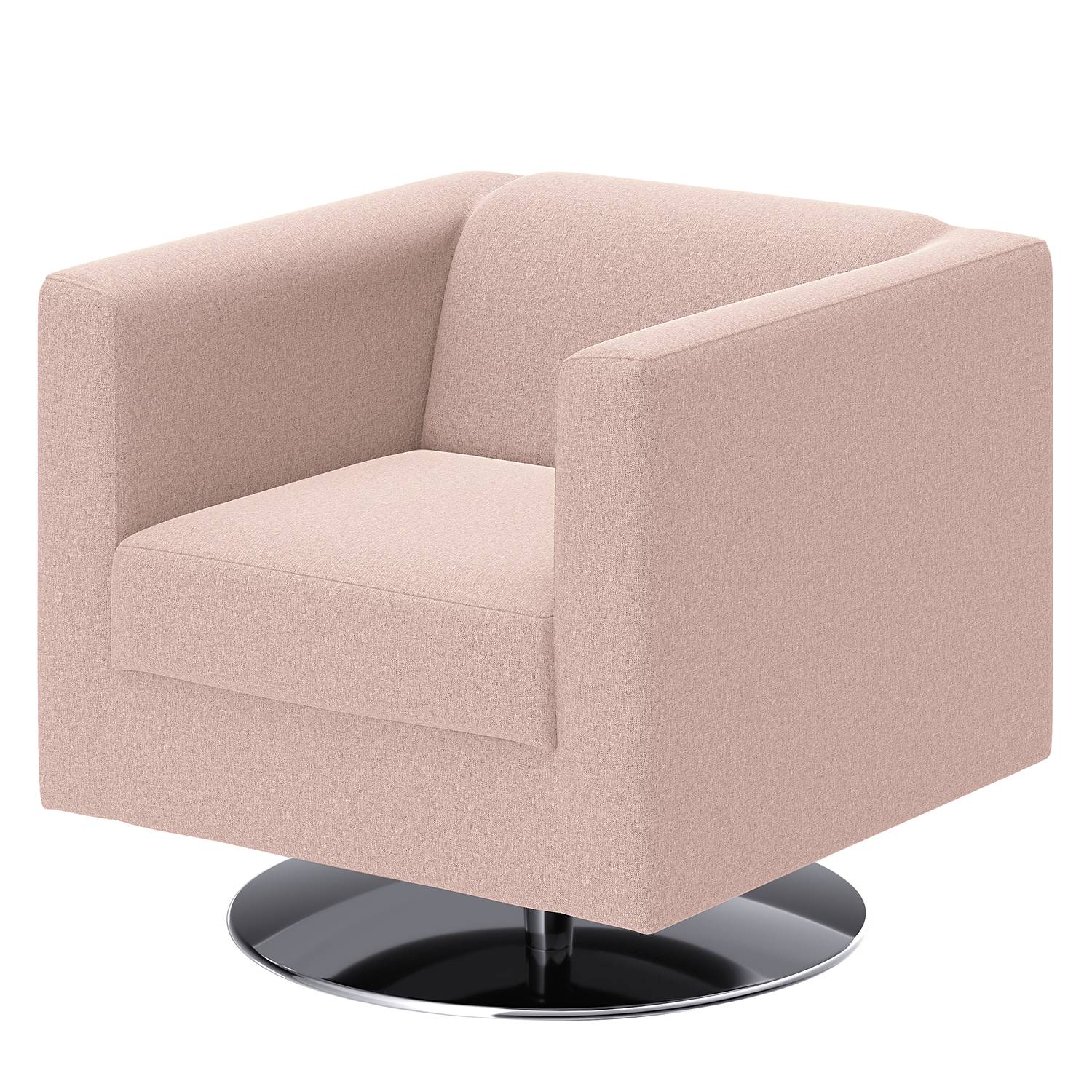 home24 loftscape Sessel Wilno XV Mauve Flachgewebe 74x71x75 cm (BxHxT)