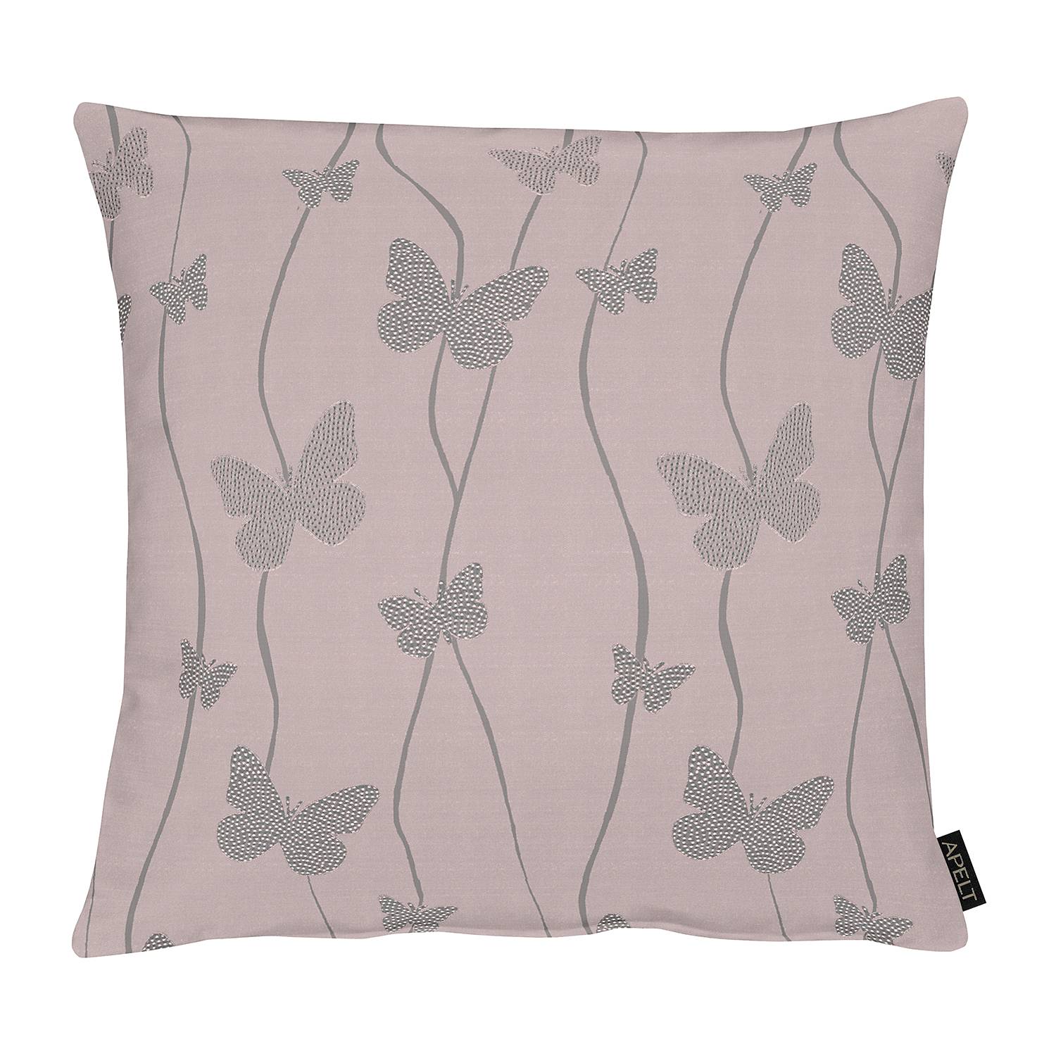 home24 Apelt Dekokissen Sunny rose 48x48 cm (BxH) Webstoff