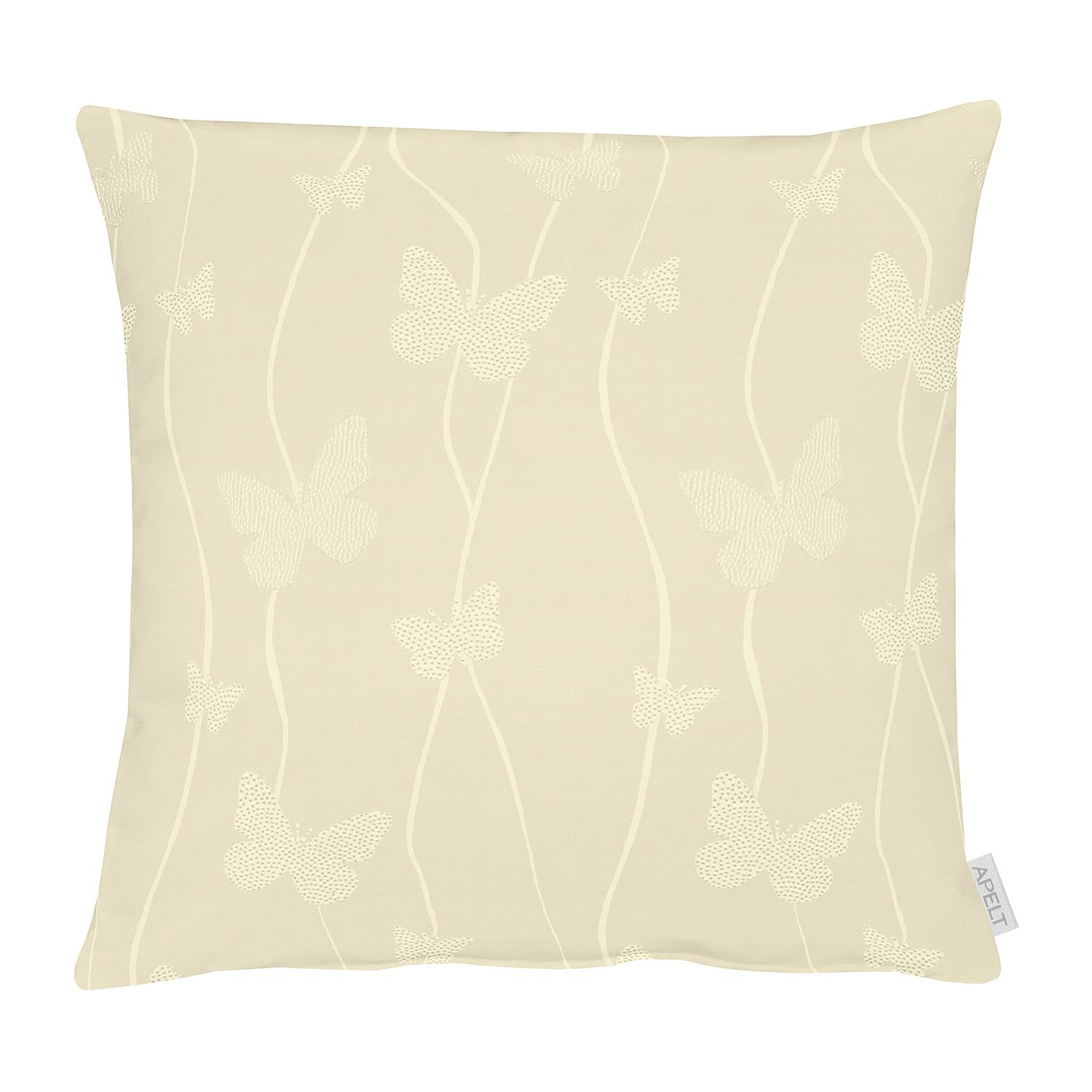 home24 Apelt Kissenbezug Sunny Creme 49x49 cm (BxH) Webstoff