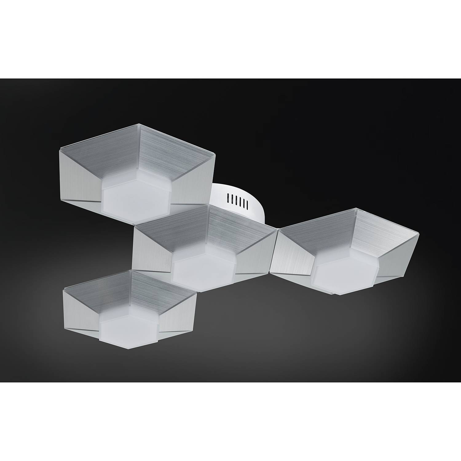 home24 LED-Deckenleuchte Bente IV