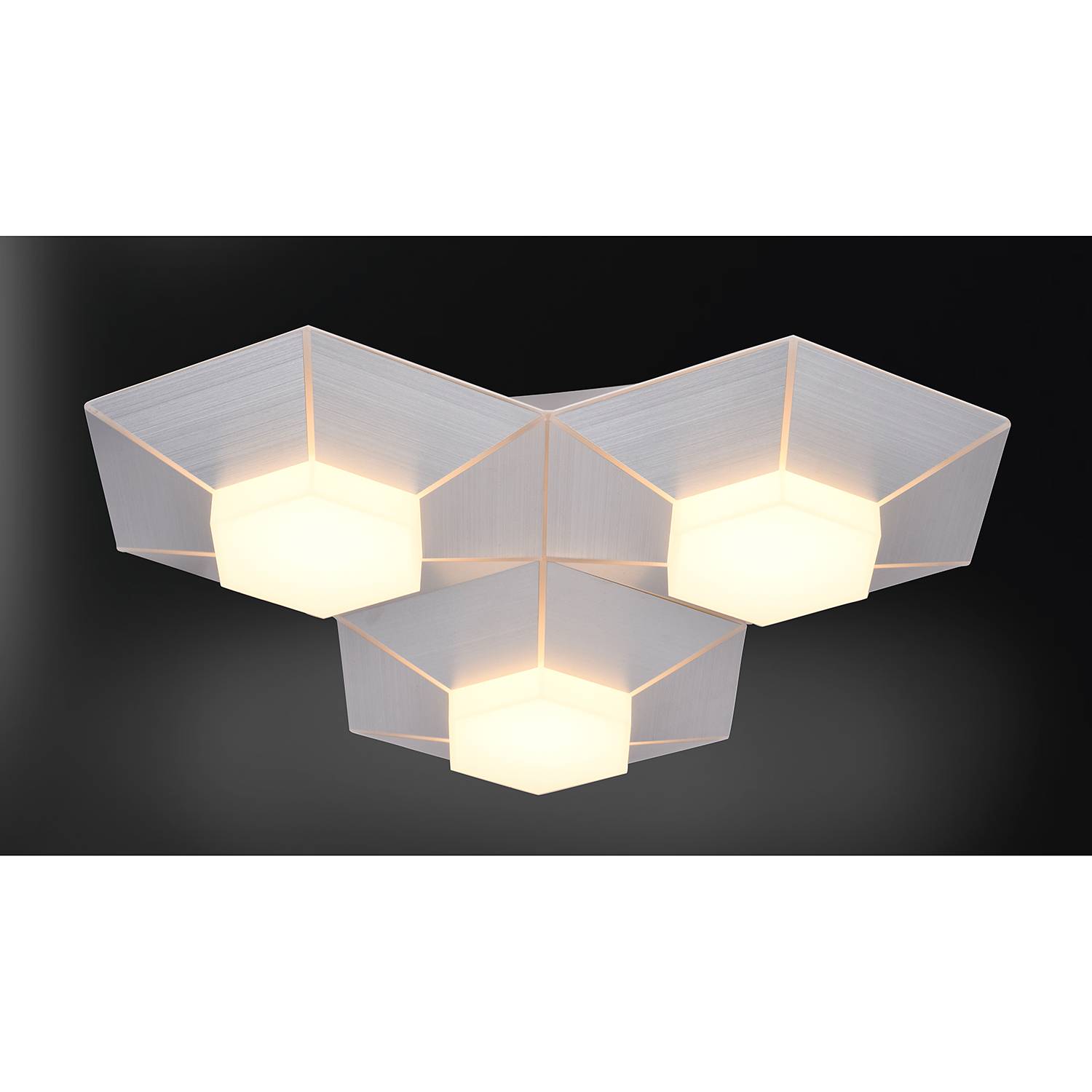 home24 LED-Deckenleuchte Bente III