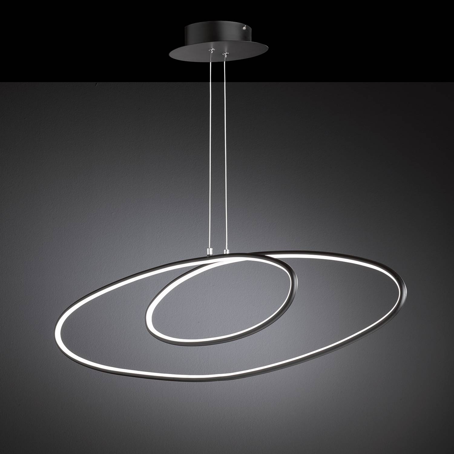 home24 LED-Pendelleuchte Fork