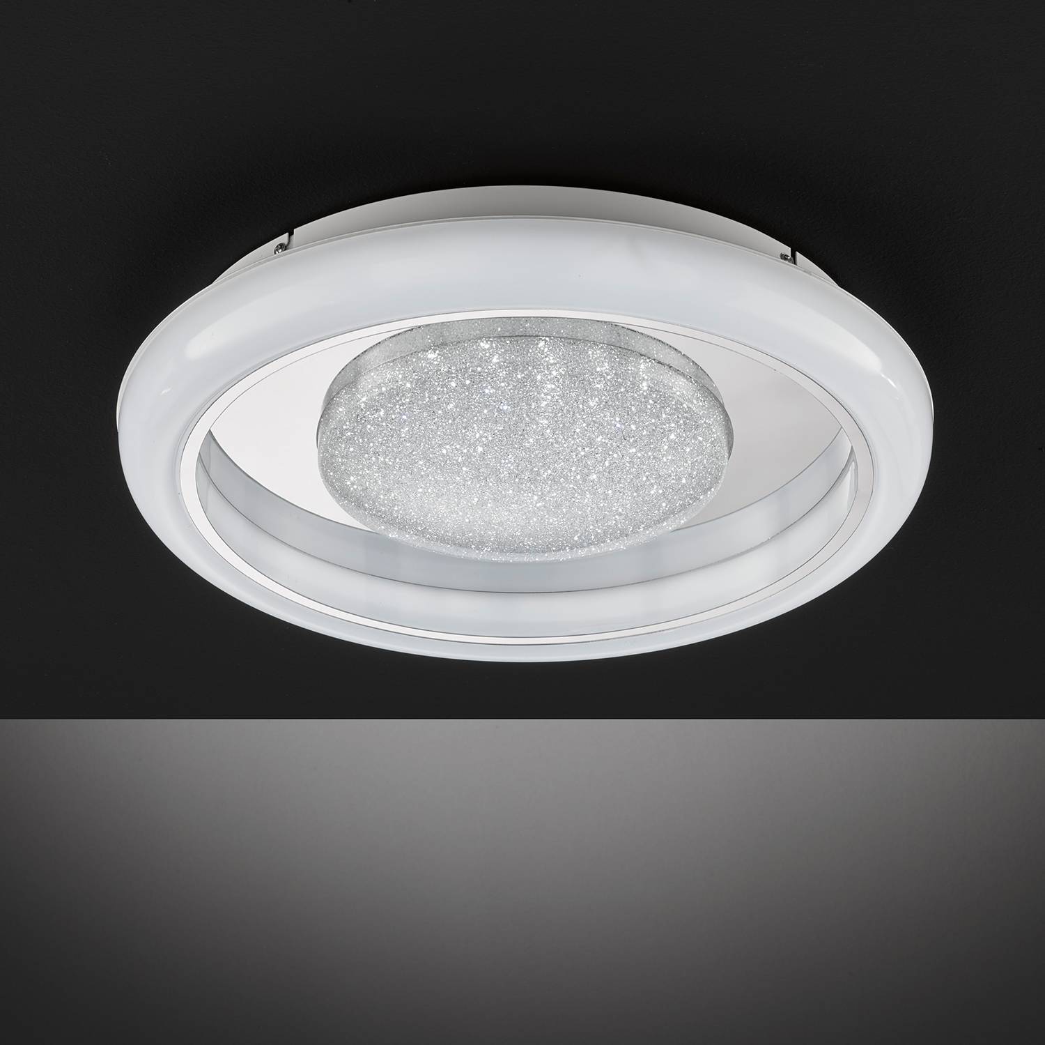 home24 LED-Deckenleuchte Rhena I