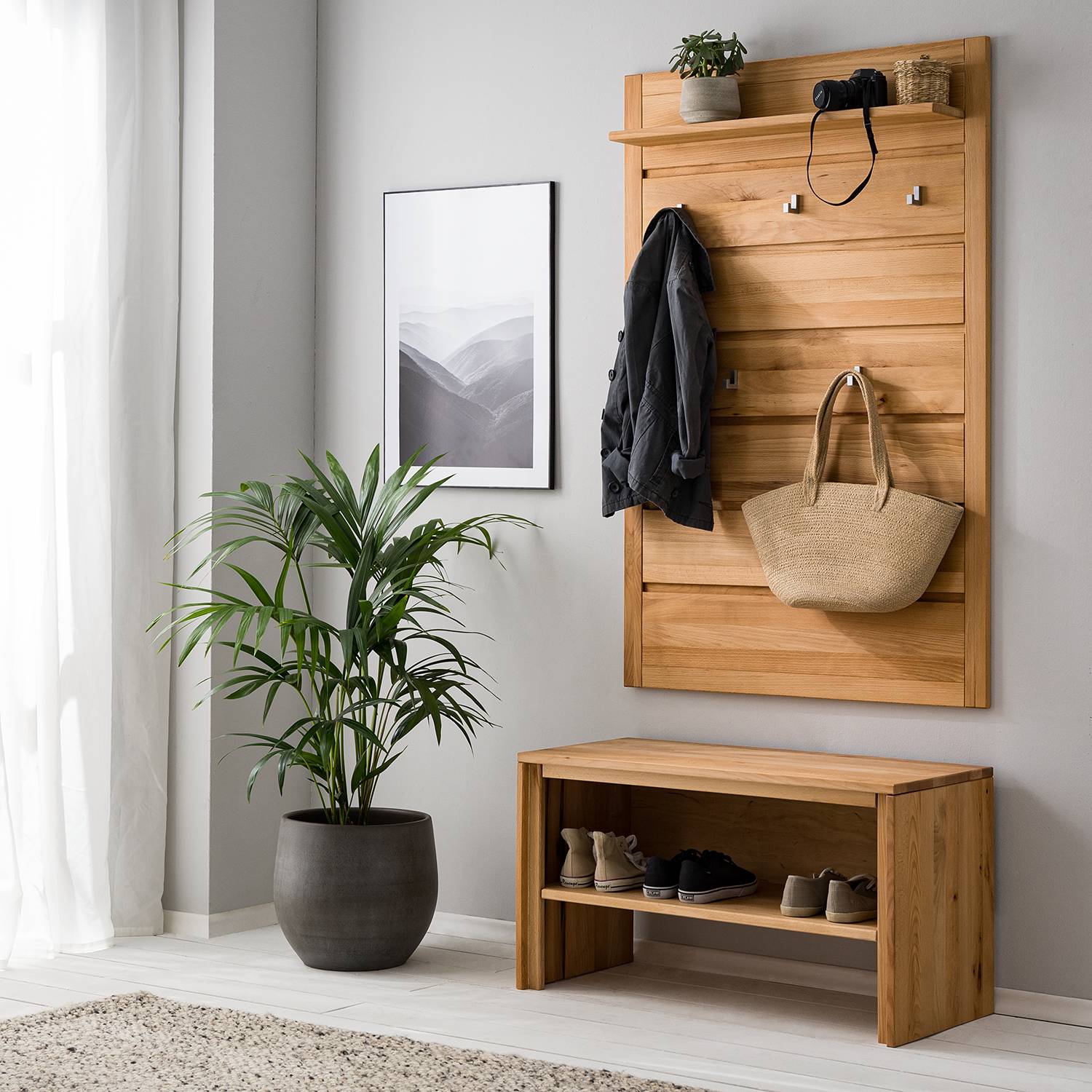 home24 Garderobenbank DeeWOOD