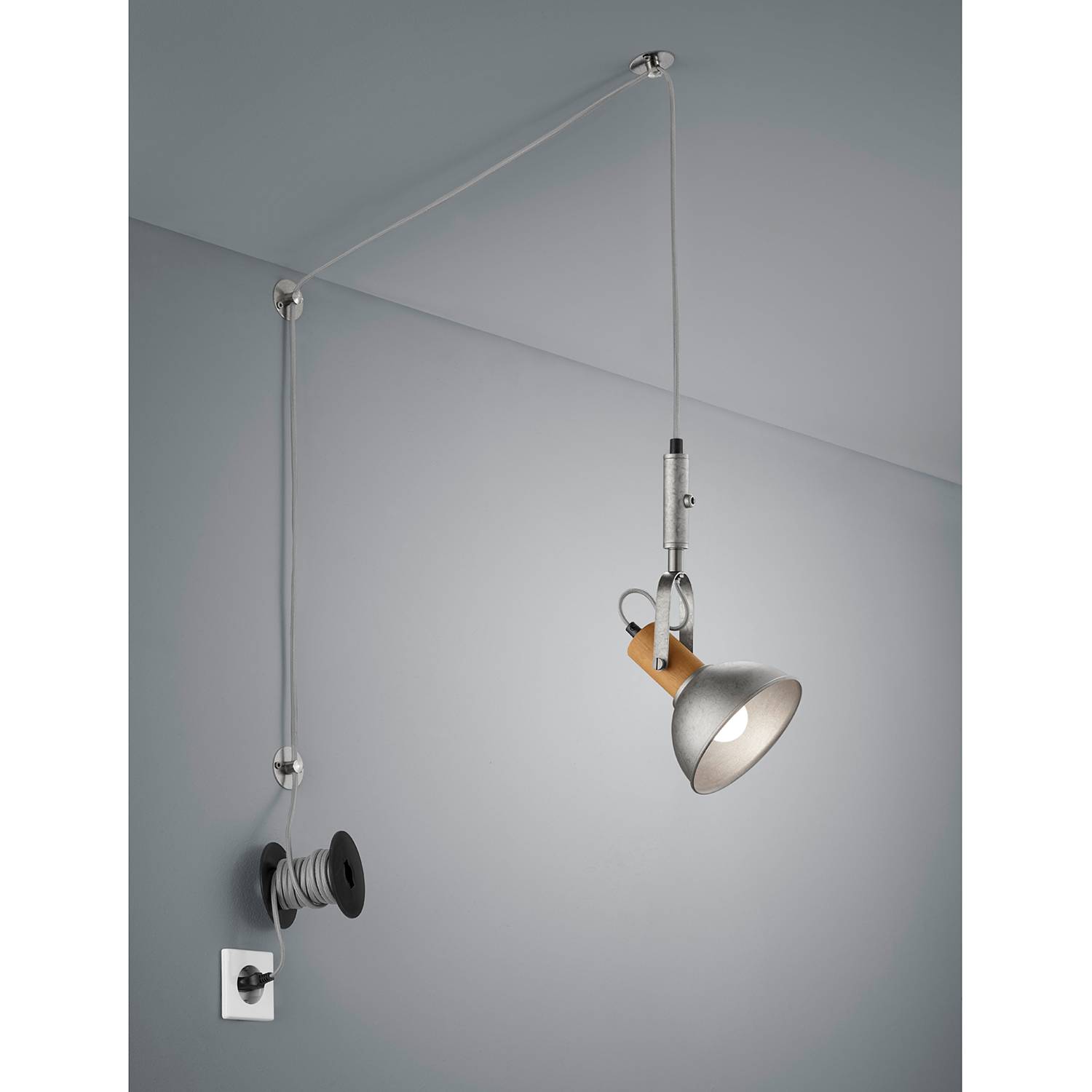 Home24 Hanglamp Delia III, Trio