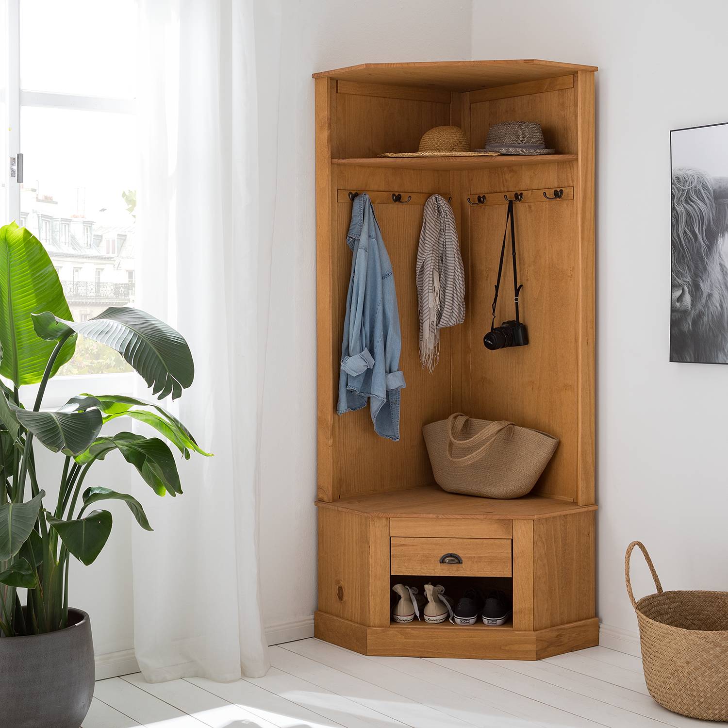 Vestiaire d’angle compact Neely