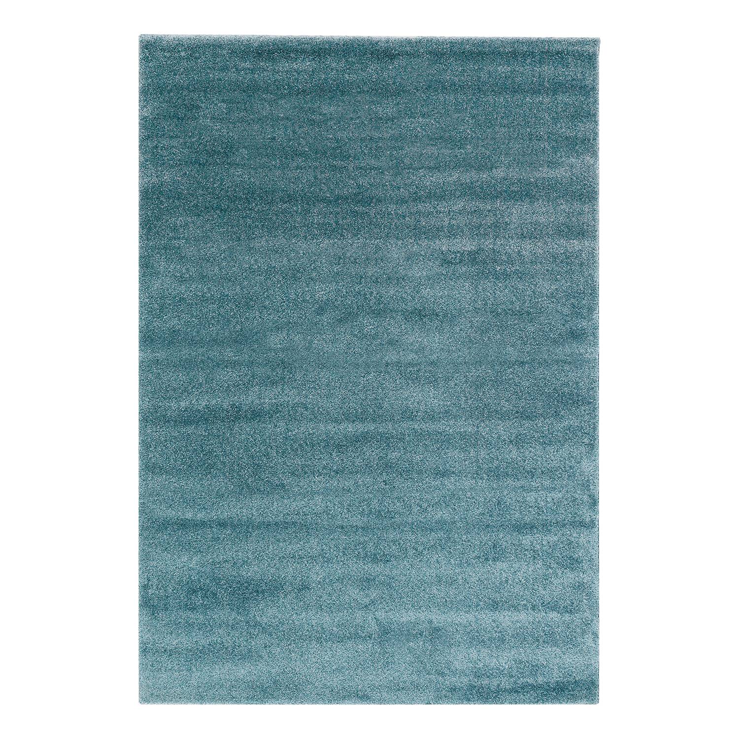 home24 Schöner Wohnen Kollektion Hochflorteppich Pure Türkis Rechteckig 67x130 cm (BxT) Kunstfaser