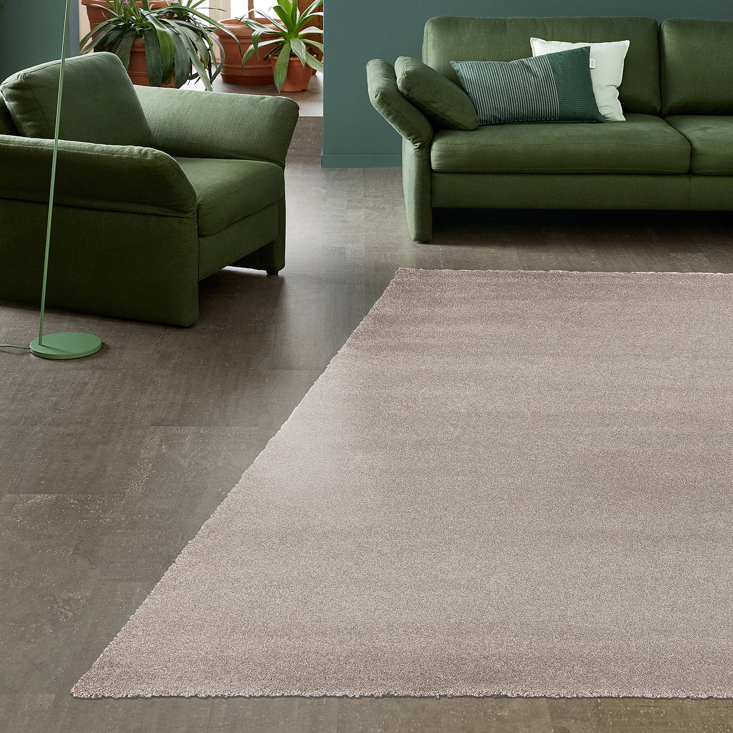 home24 Schöner Wohnen Kollektion Hochflorteppich Pure Creme Rechteckig 67x130 cm (BxT) Kunstfaser