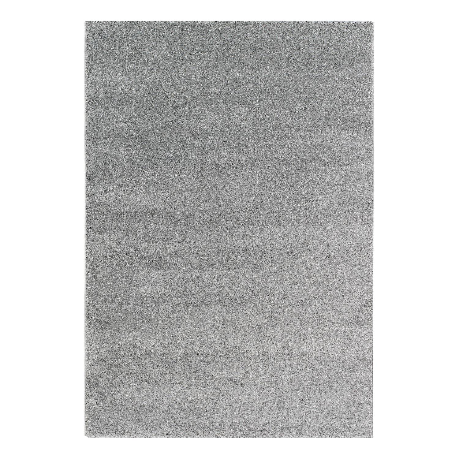 home24 Schöner Wohnen Kollektion Hochflorteppich Pure Silber Rechteckig 80x150 cm (BxT) Kunstfaser