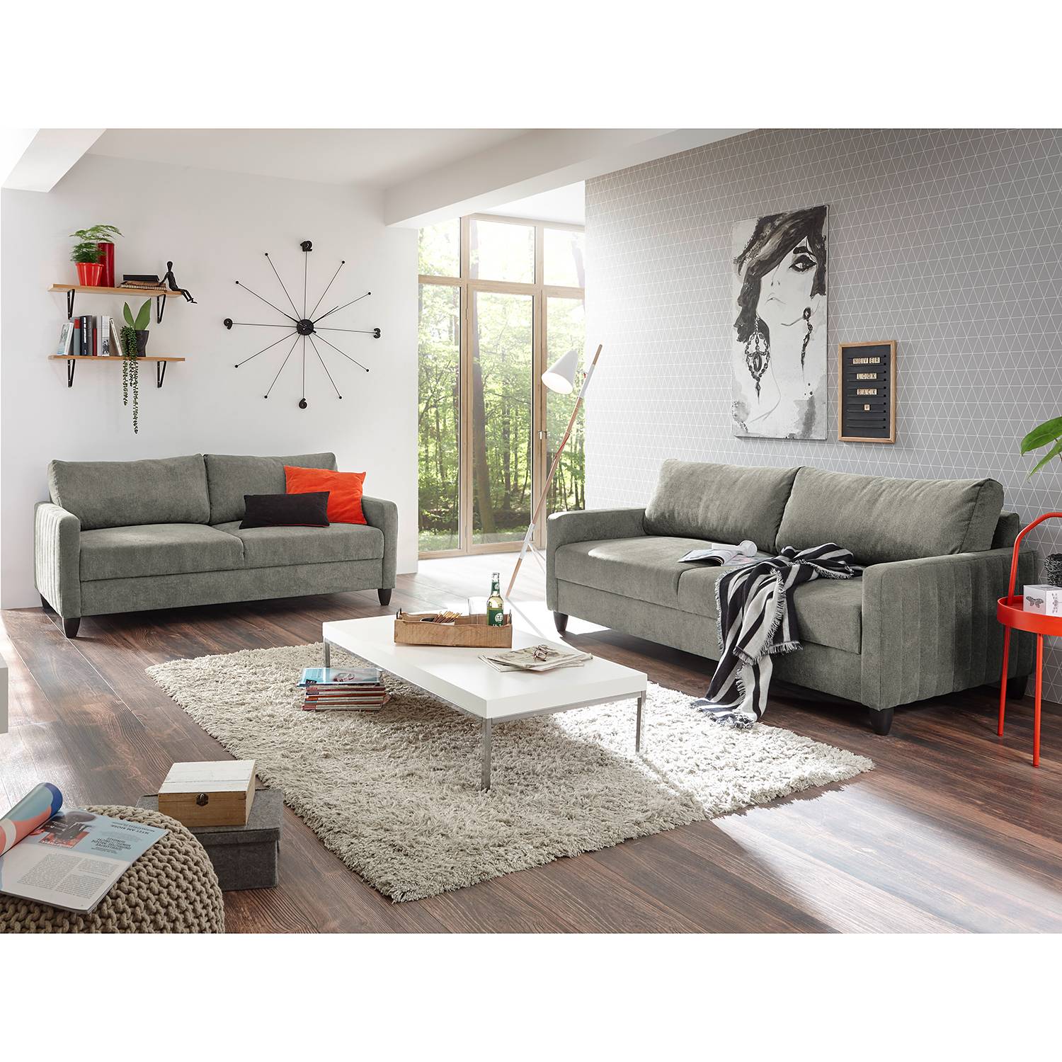 Wohnzimmer Schwarzes Ledersofa – Caseconrad.com