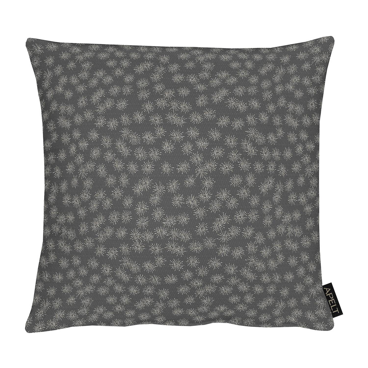 home24 Apelt Kissenbezug 1501 Grau/Silber 40x40 cm (BxH) Mischgewebe