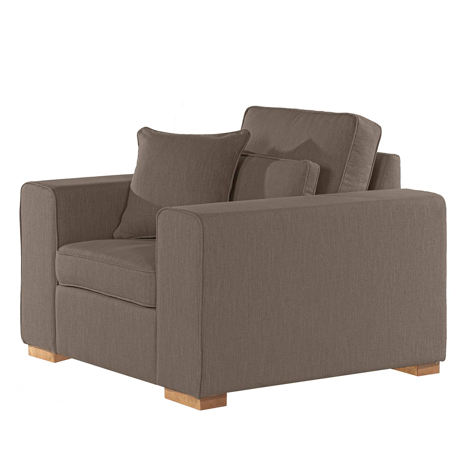 home24 Ridgevalley XXL Sessel Randan I Cubanit Webstoff 104x85x104 cm (BxHxT)