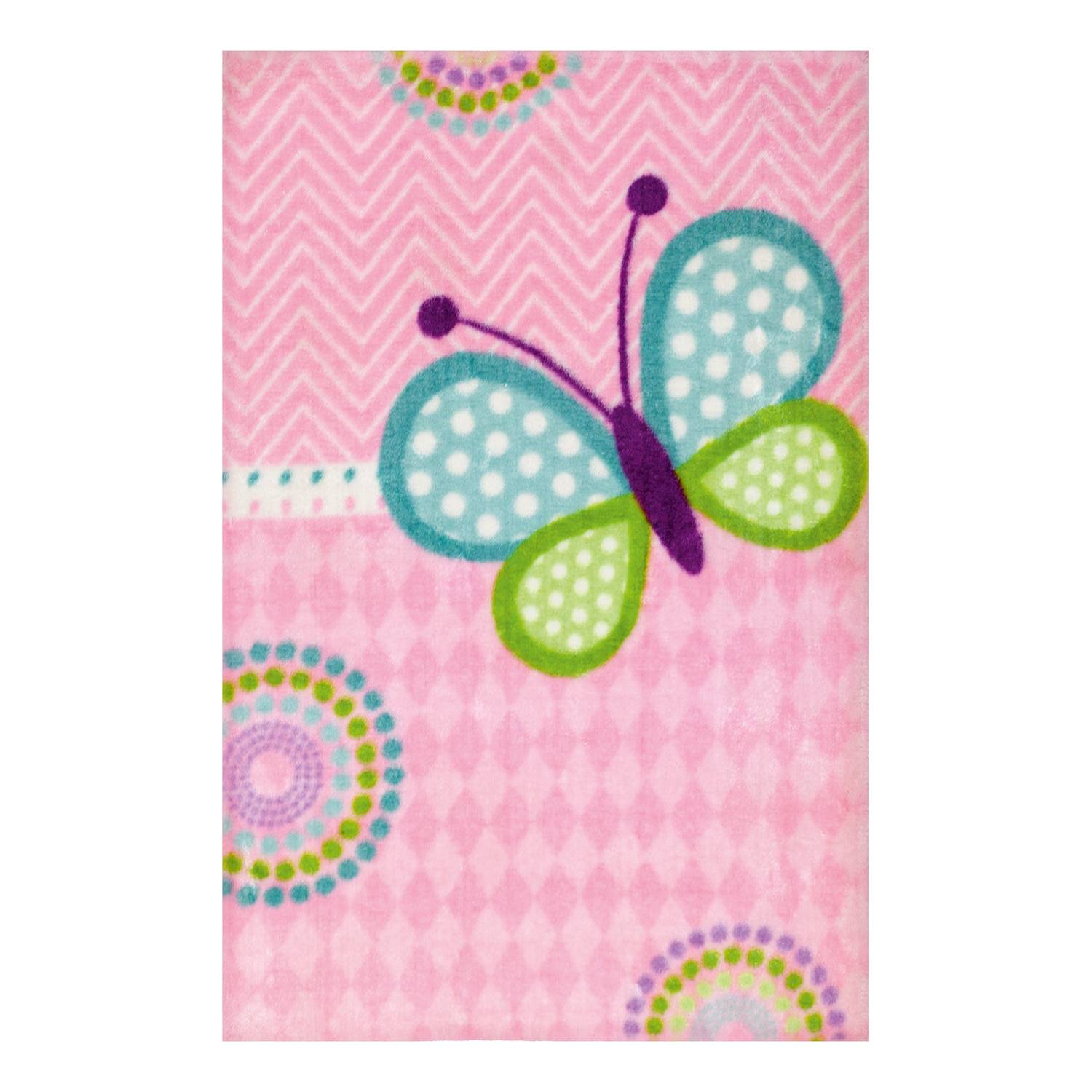 Image of Tapis enfant My Butterfly 000000001000193279
