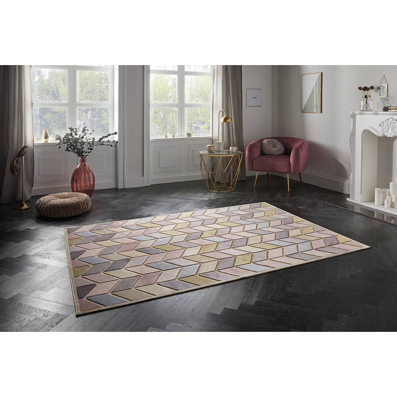 home24 Kurzflorteppich Loire