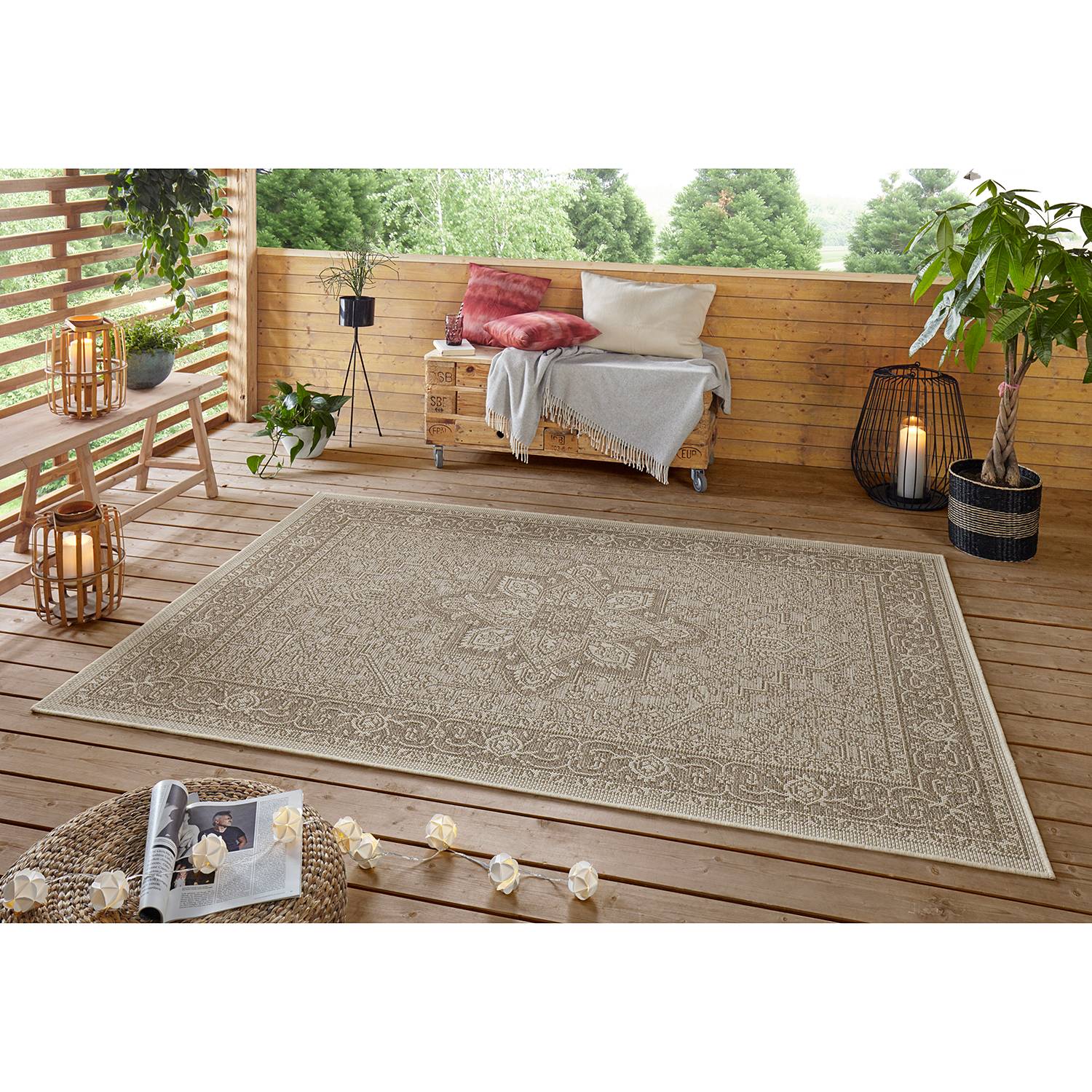 home24 Outdoorteppich Anjara