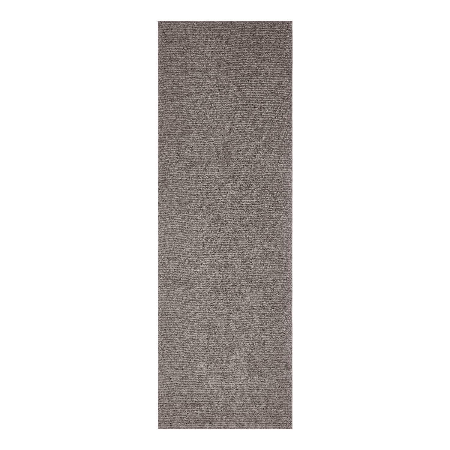 home24 Mint Rugs Läufer Supersoft Taupe Rechteckig 80x250 cm (BxT) Webstoff