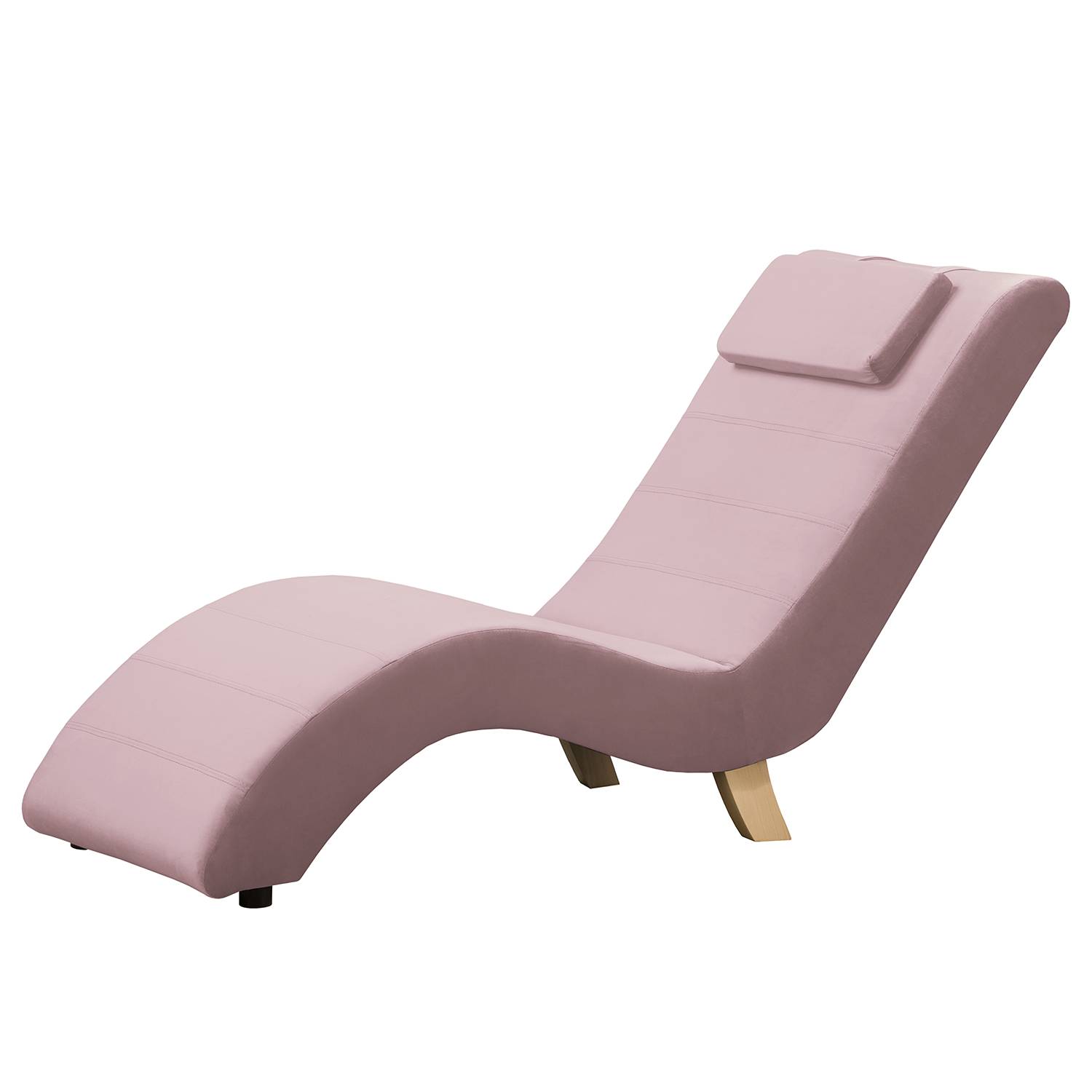home24 Jack & Alice Relaxliege Sandon III Lavendel 100% Polyester 61x87x86 cm (BxHxT)