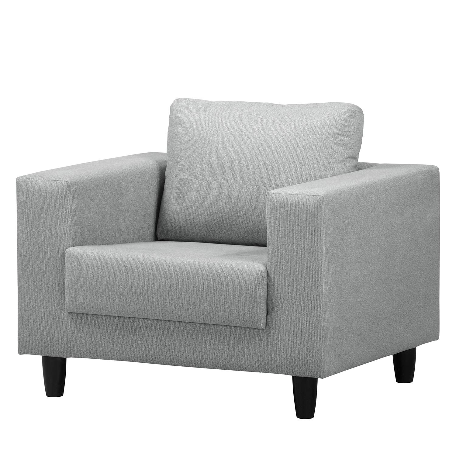 home24 Mørteens Sessel Bexwell II Hellgrau 100% Polyester 90x80x75 cm (BxHxT)