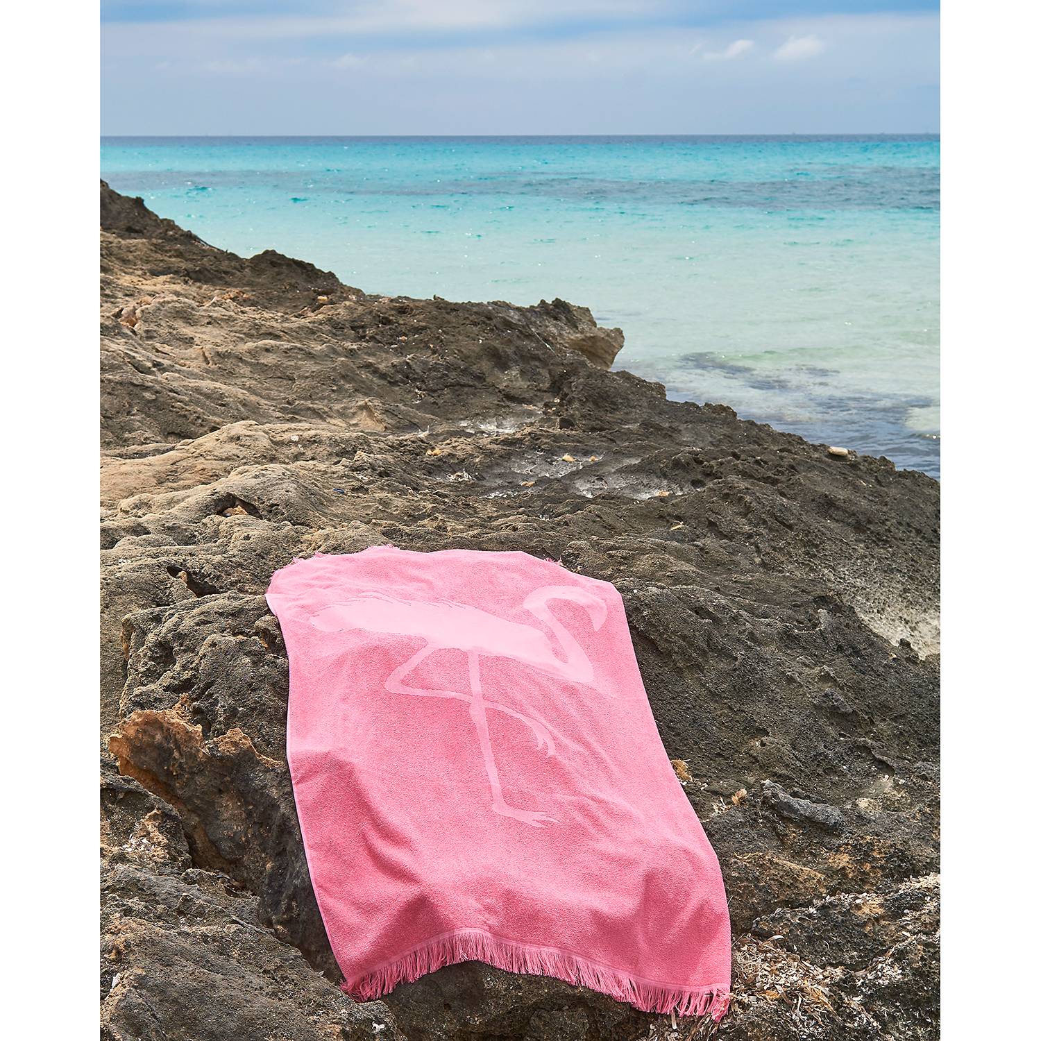 Home24 Hamam handdoek Capri Flamingo, twentyfour
