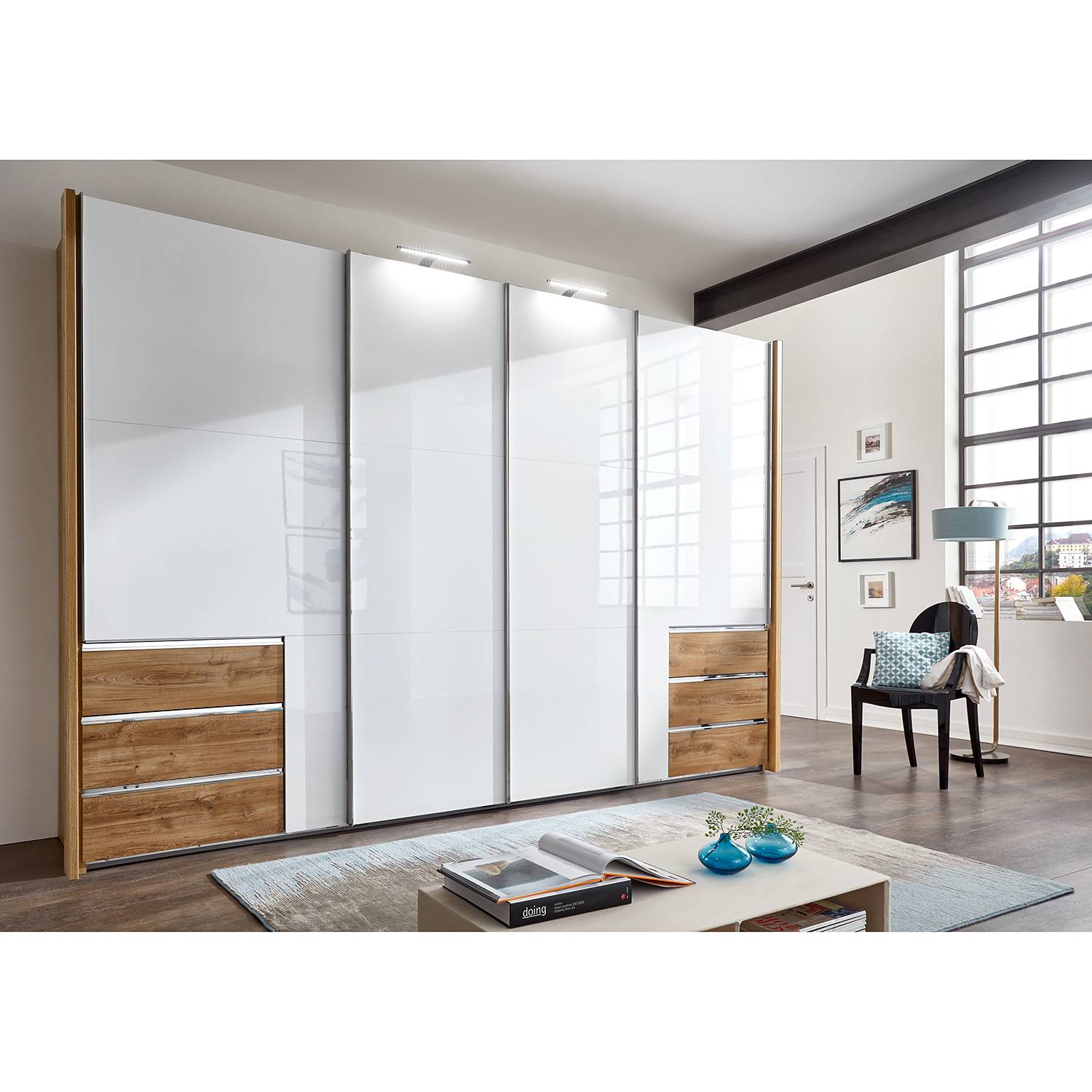 home24 fresh to go Passepartout Level 36 D Plankeneiche-Dekor 6x216x12 cm (BxHxT) Spanplatte Modern