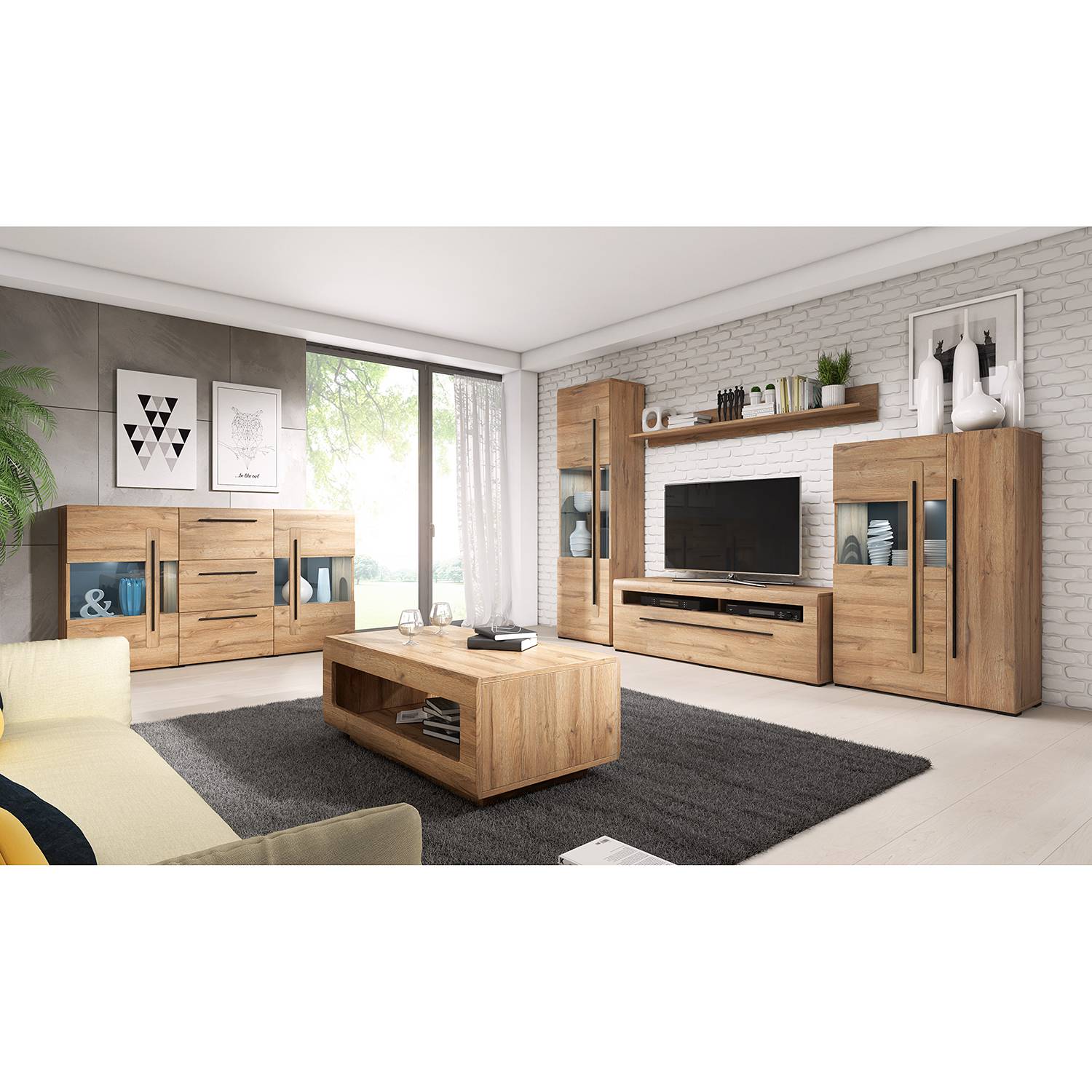 Home24 Tv-meubel Tyfta, loftscape