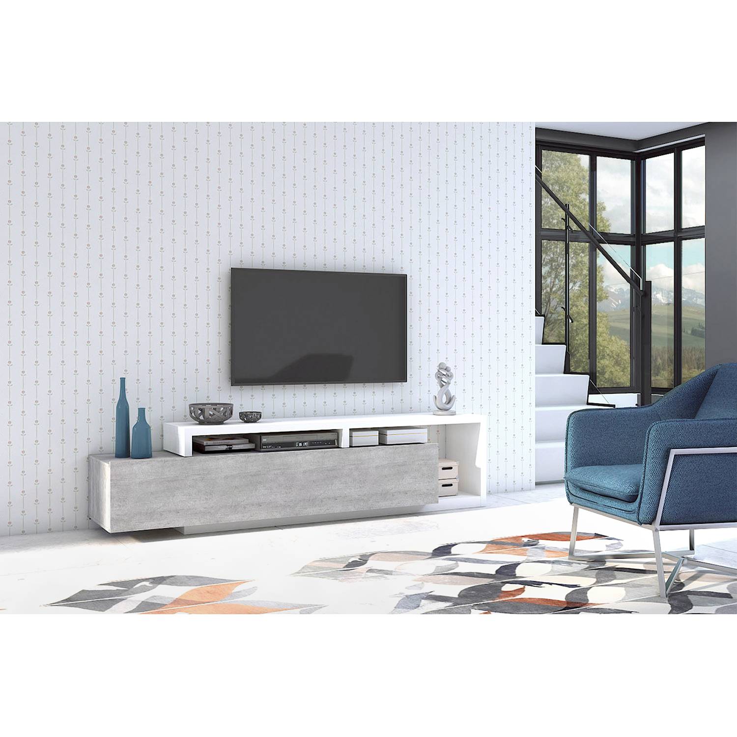 home24 TV-Lowboard Littor