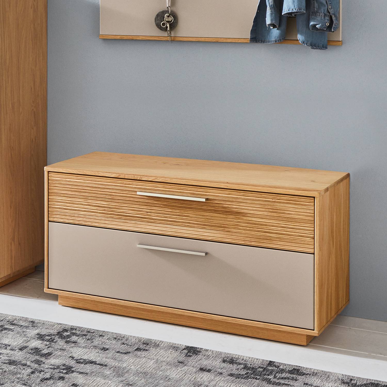 home24 Garderobenset Loveno III (3-teilig)