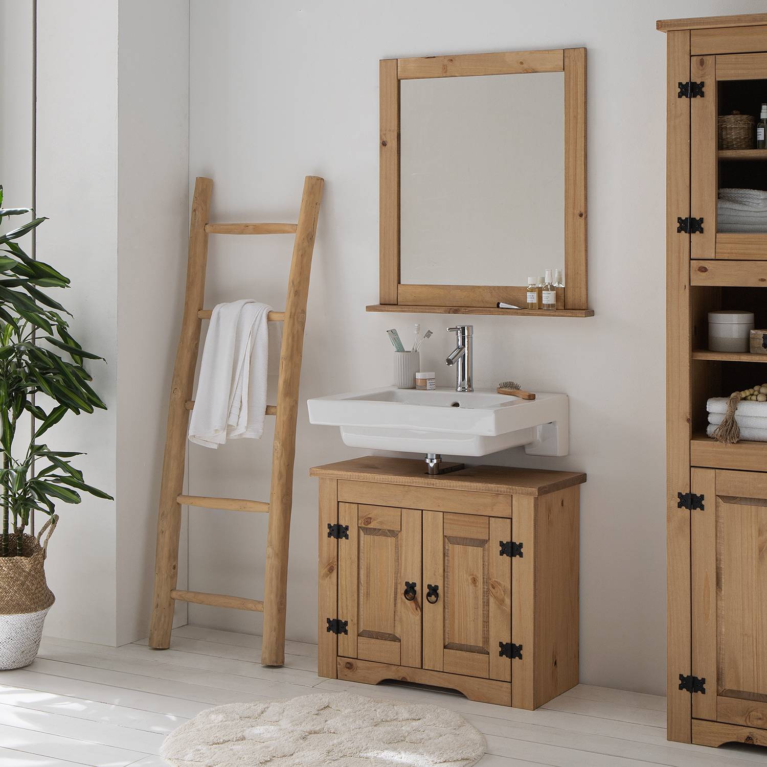 home24 Badezimmerset Finca Rustica (2-teilig)